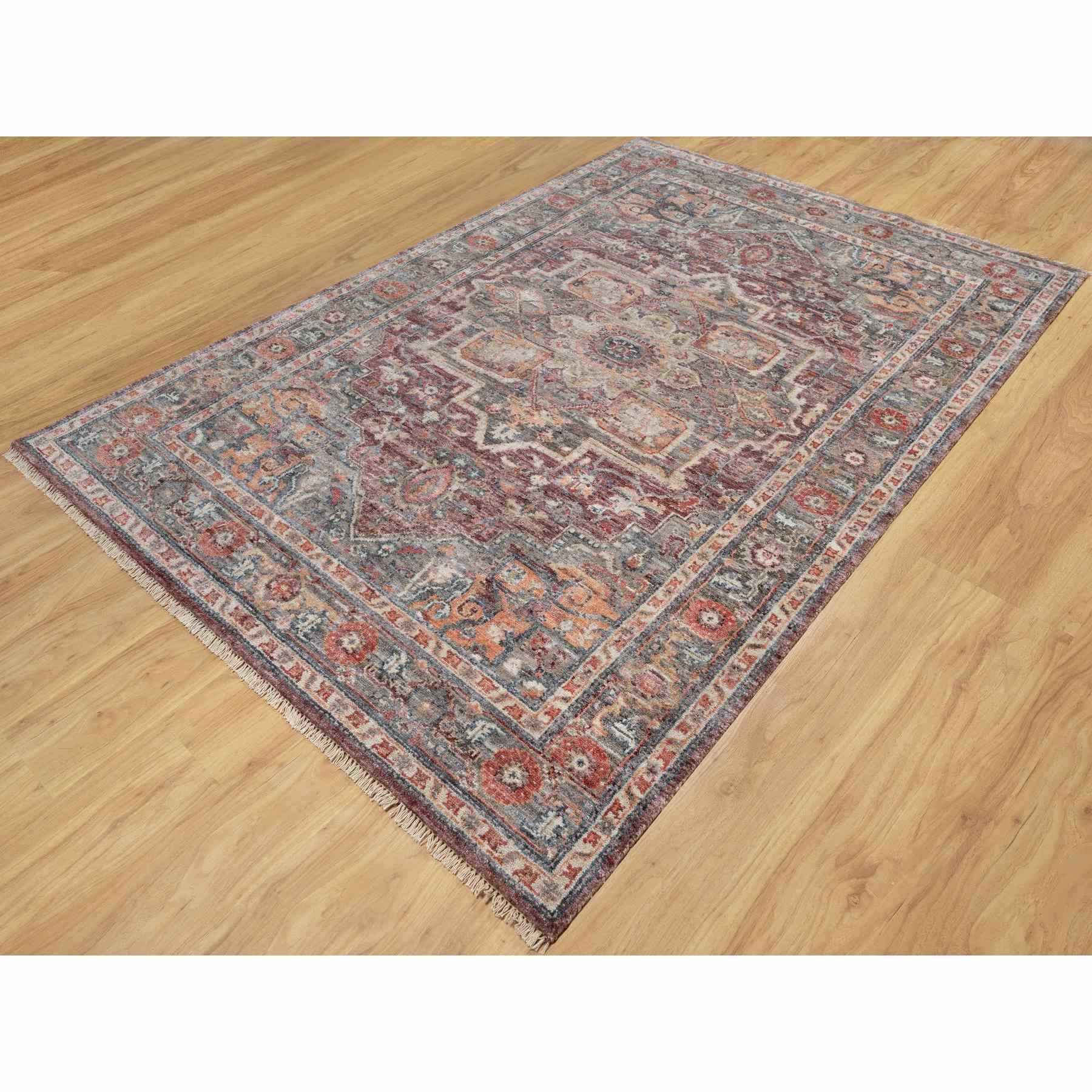 Tribal-Geometric-Hand-Knotted-Rug-454020