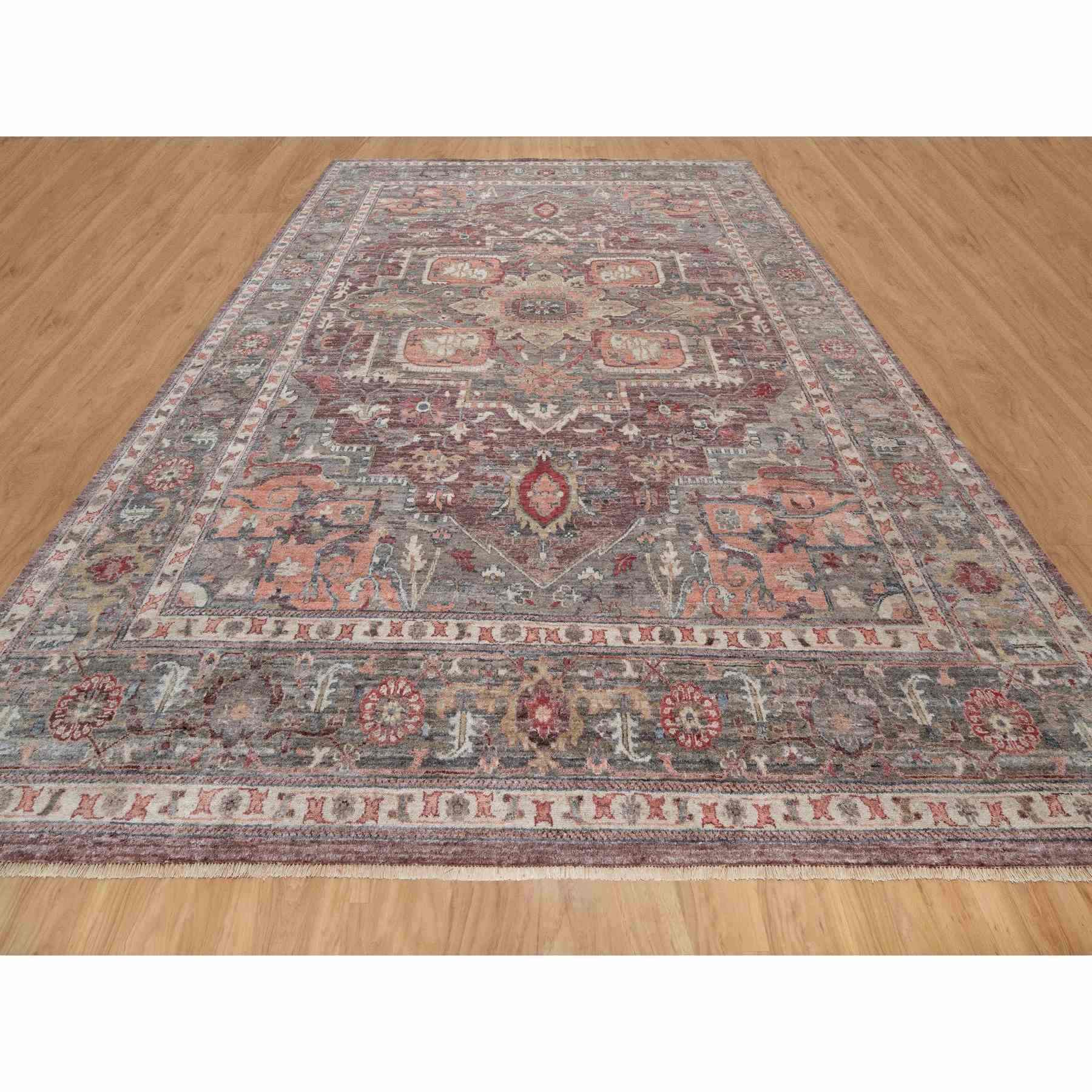 Tribal-Geometric-Hand-Knotted-Rug-454120