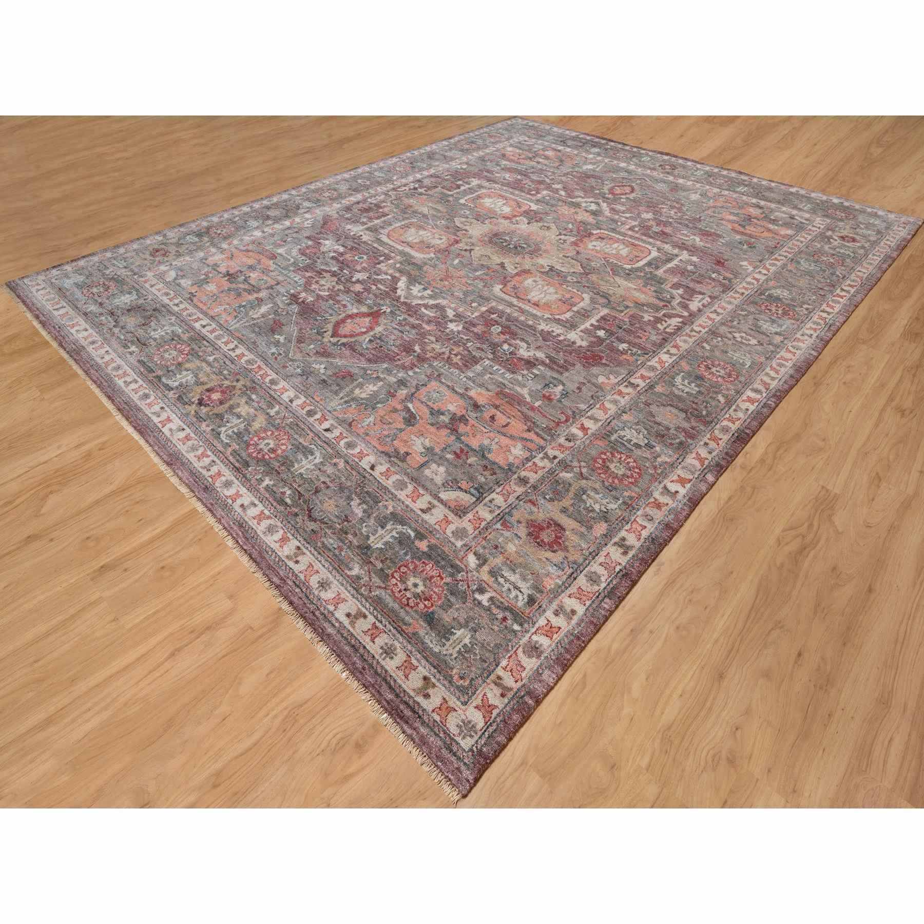 Tribal-Geometric-Hand-Knotted-Rug-454120
