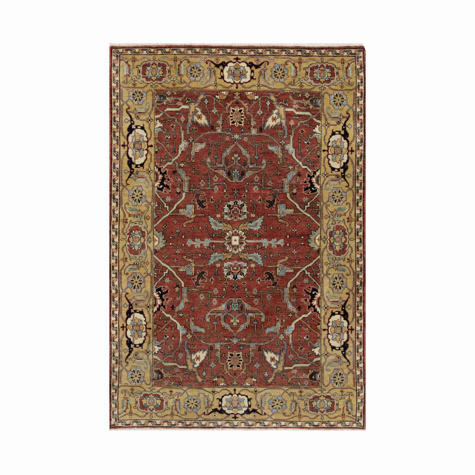 Heriz-Hand-Knotted-Rug-455400