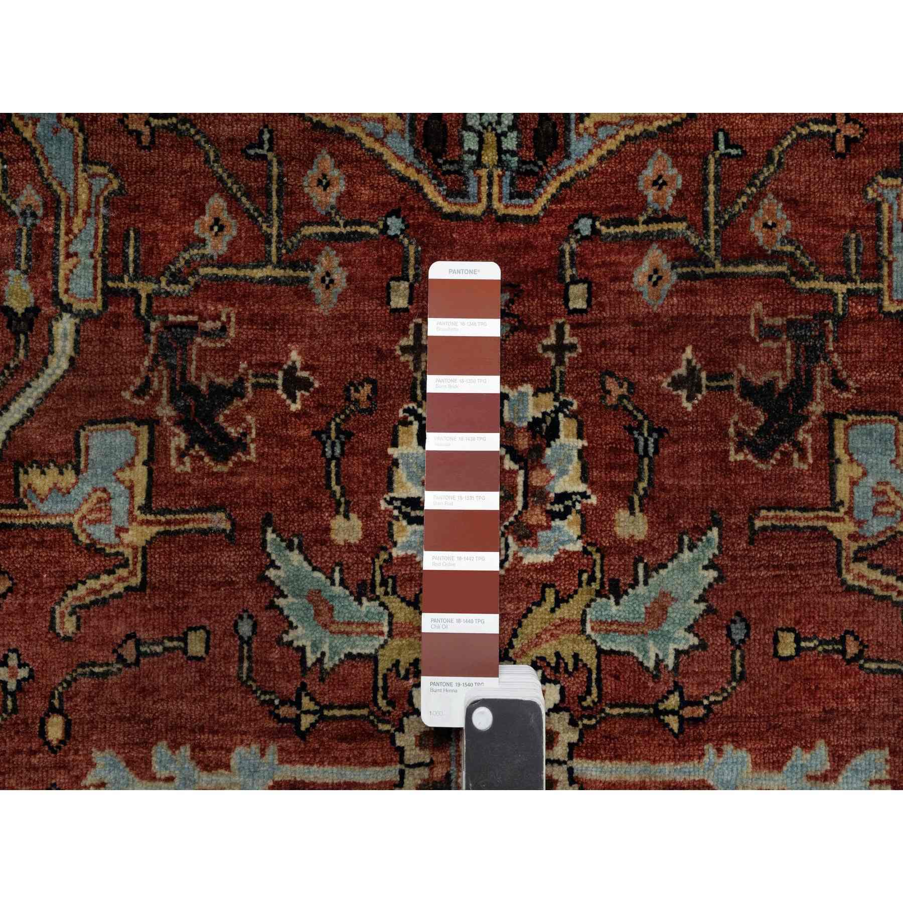 Heriz-Hand-Knotted-Rug-455400