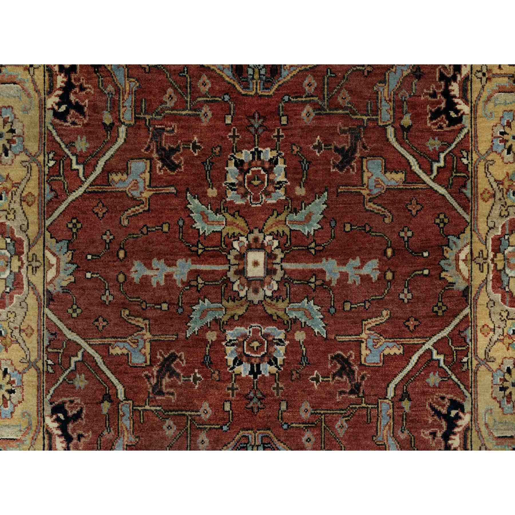 Heriz-Hand-Knotted-Rug-455400