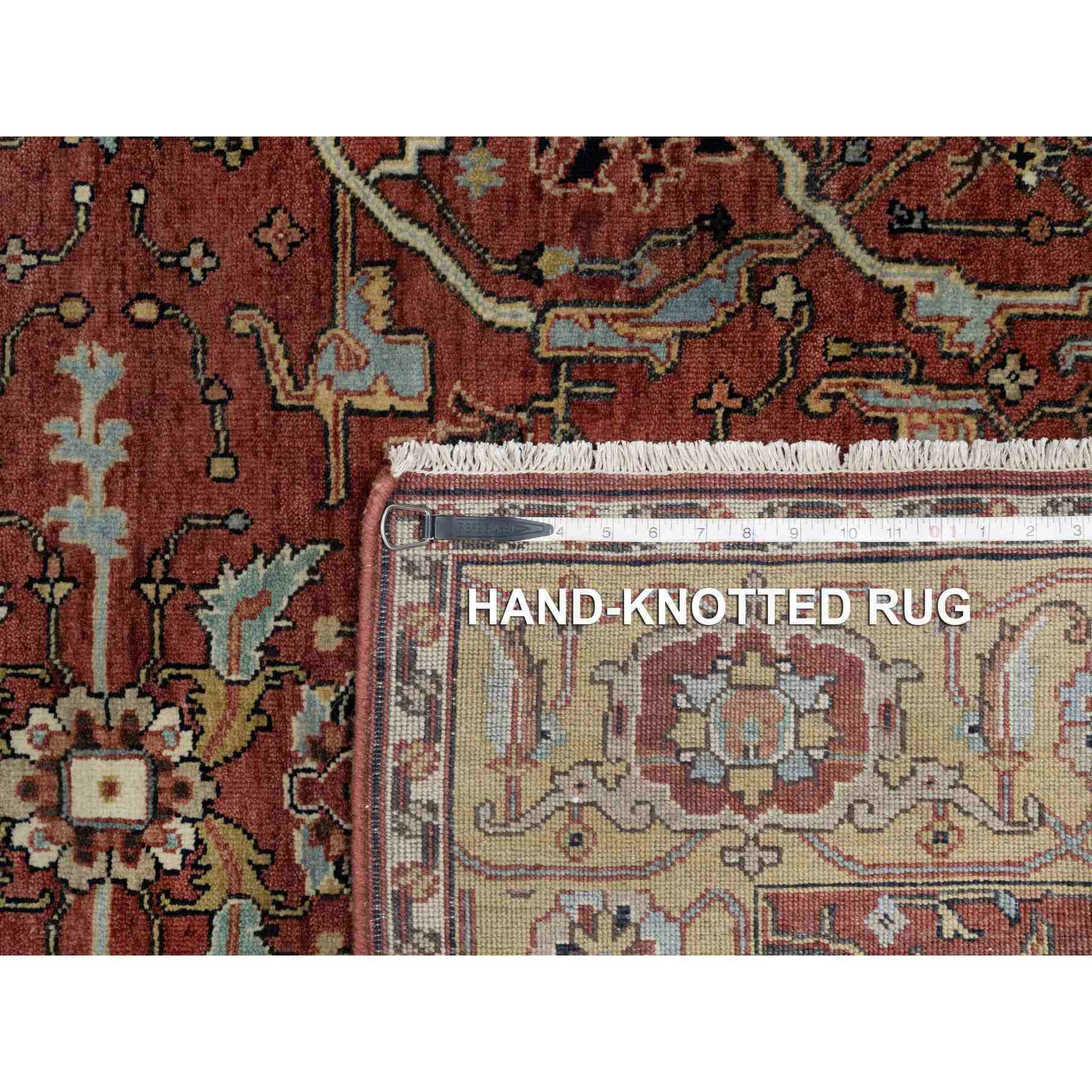 Heriz-Hand-Knotted-Rug-455400