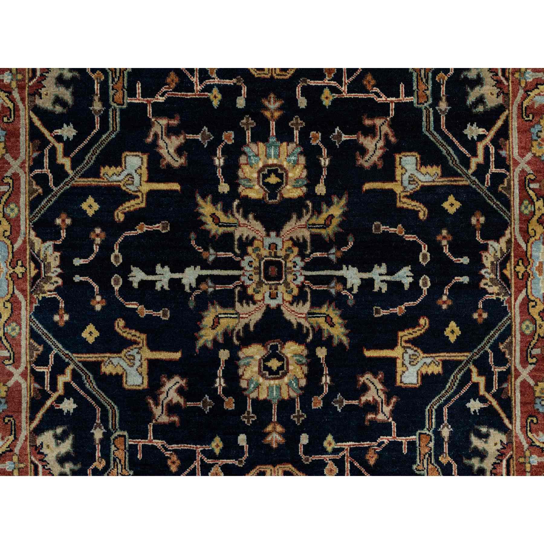 Heriz-Hand-Knotted-Rug-455405