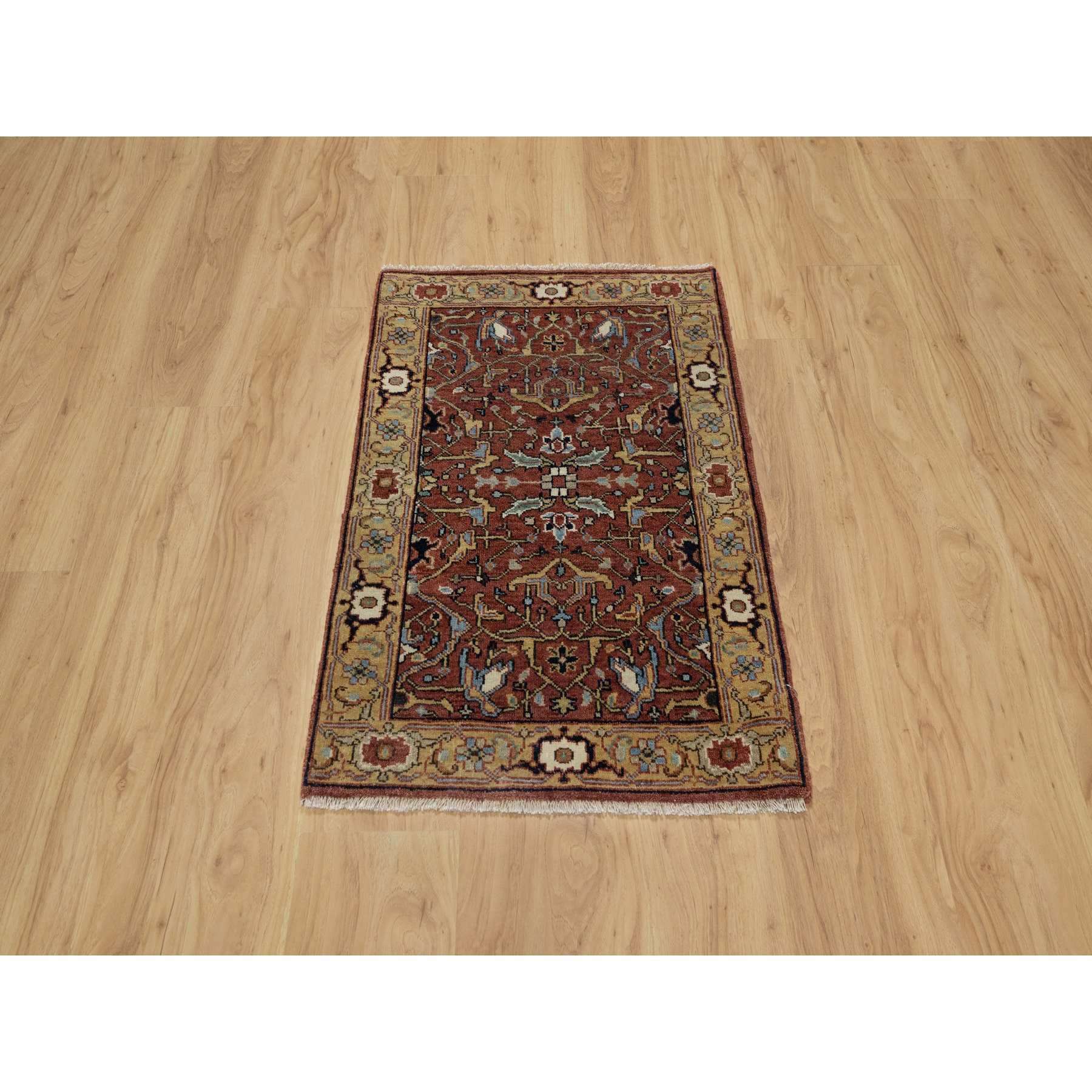 Heriz-Hand-Knotted-Rug-455425