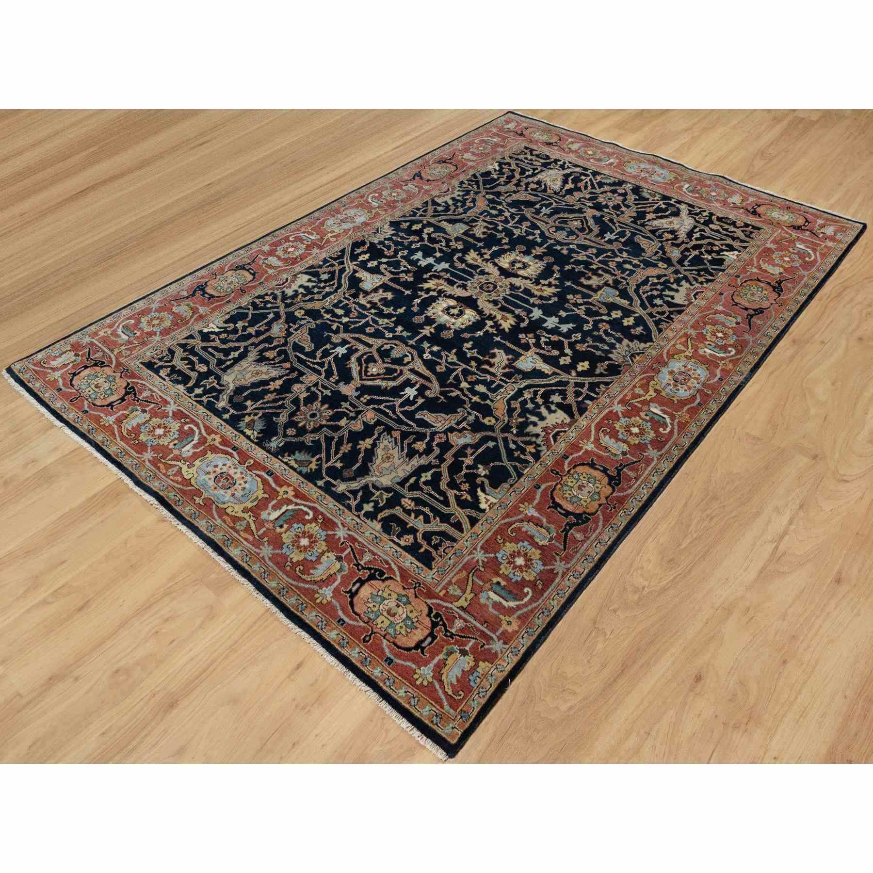 Heriz-Hand-Knotted-Rug-455430