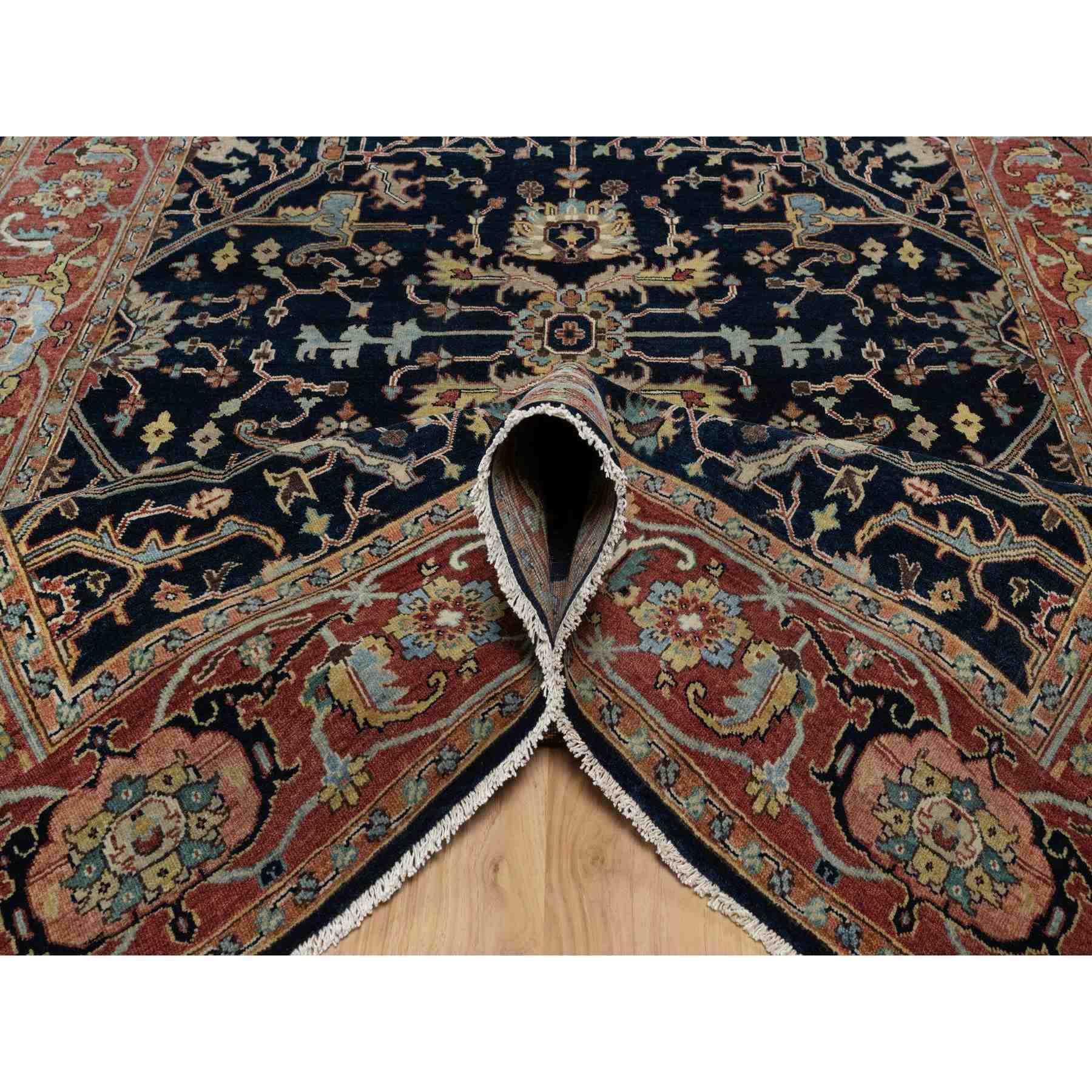 Heriz-Hand-Knotted-Rug-455430