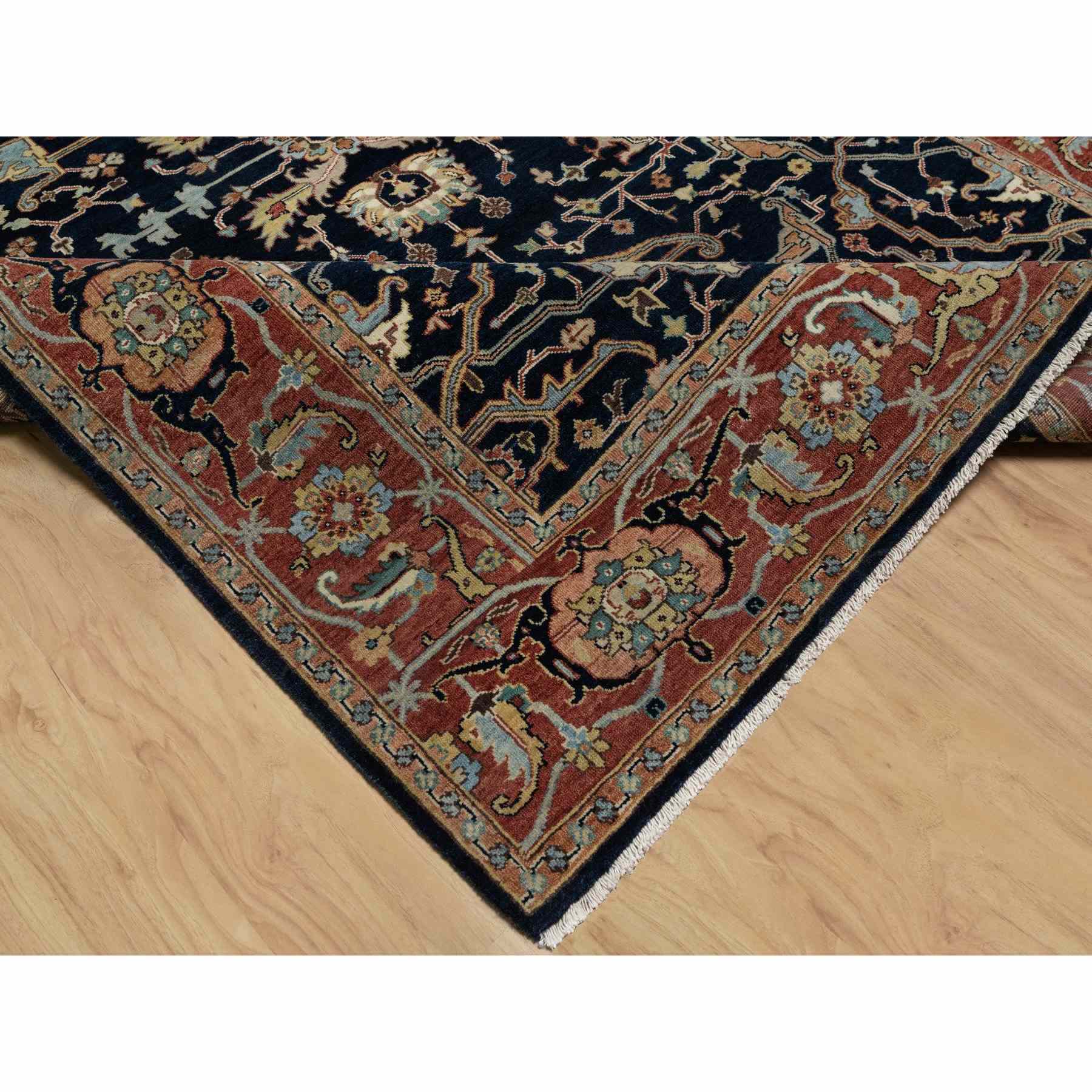 Heriz-Hand-Knotted-Rug-455430