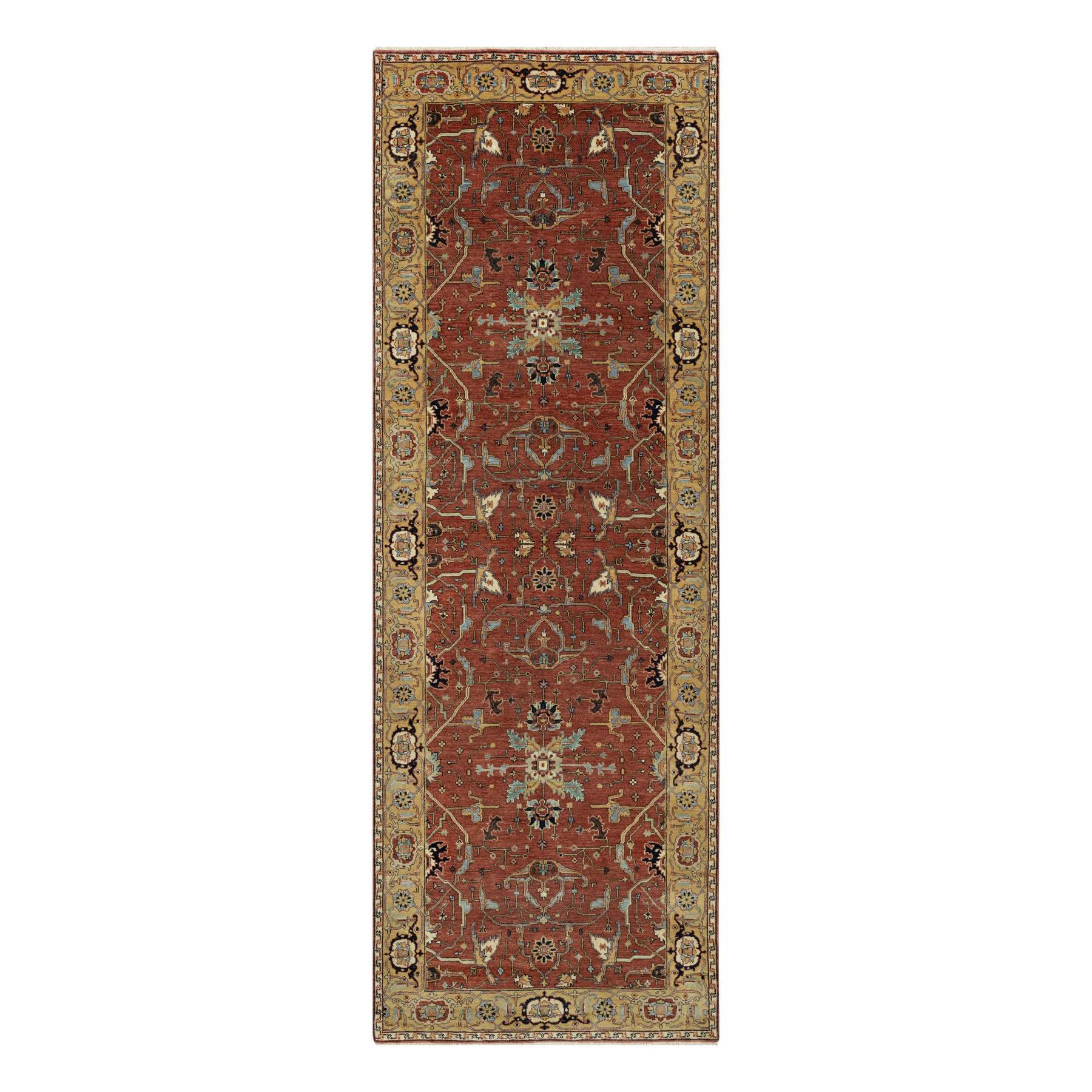 Heriz-Hand-Knotted-Rug-455450