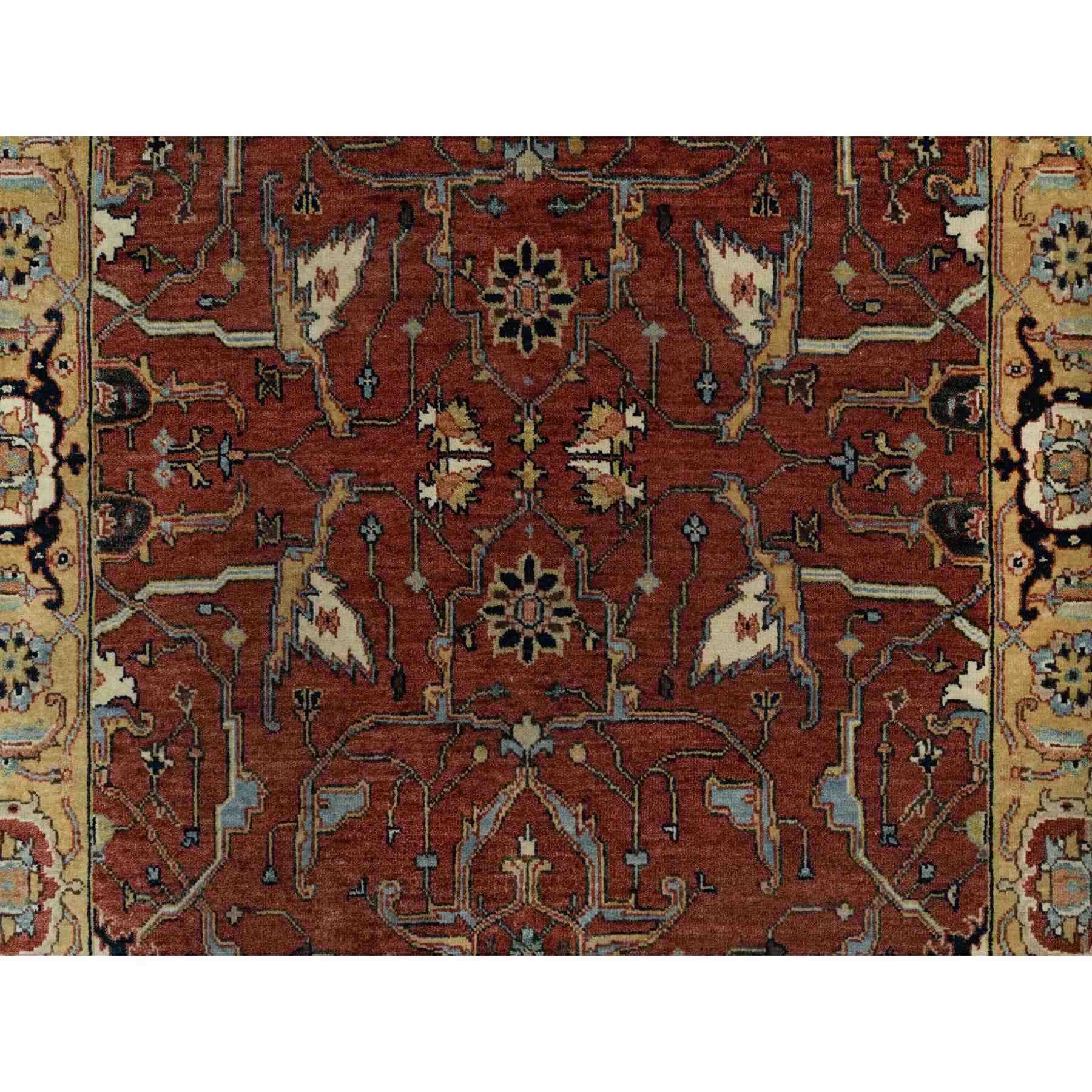 Heriz-Hand-Knotted-Rug-455450