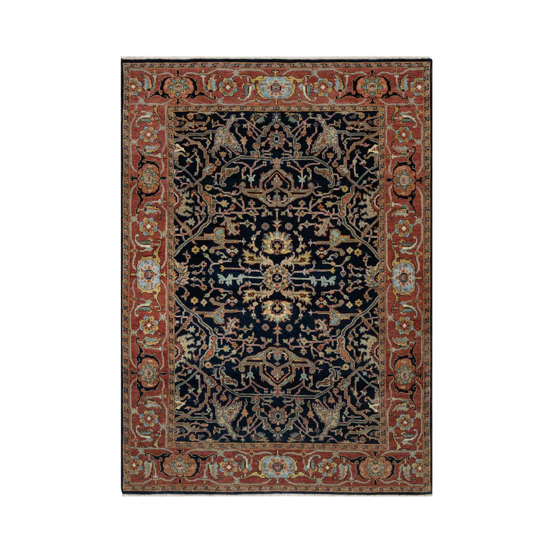 Heriz-Hand-Knotted-Rug-455495