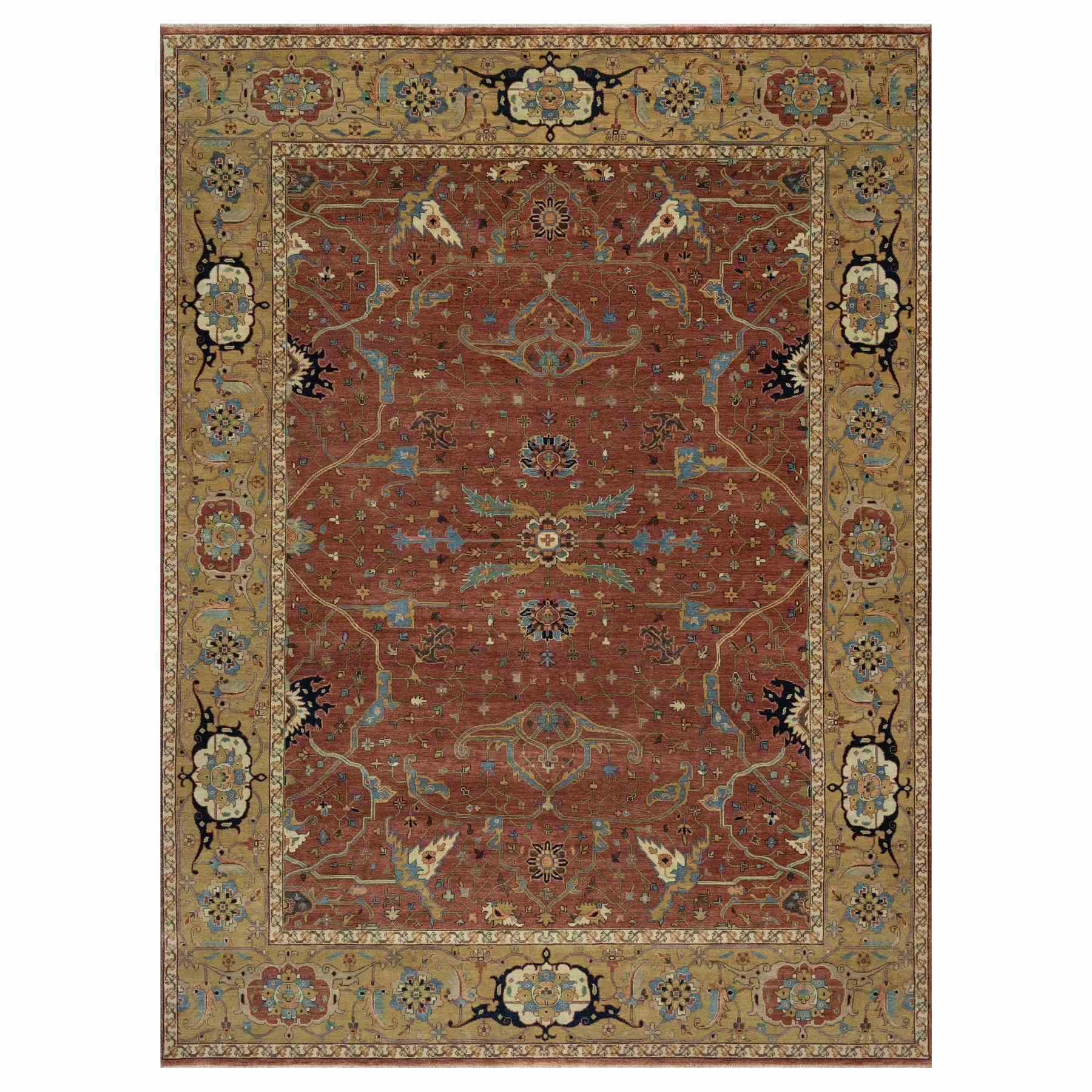 Heriz-Hand-Knotted-Rug-455515