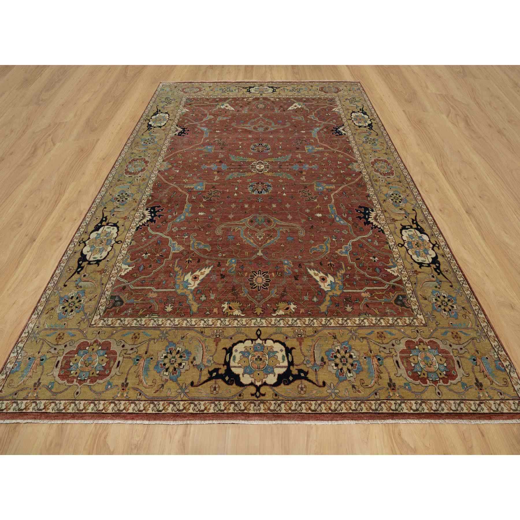 Heriz-Hand-Knotted-Rug-455515