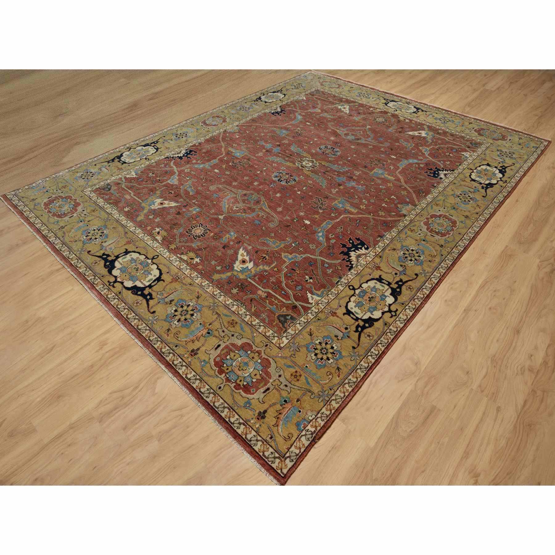 Heriz-Hand-Knotted-Rug-455515