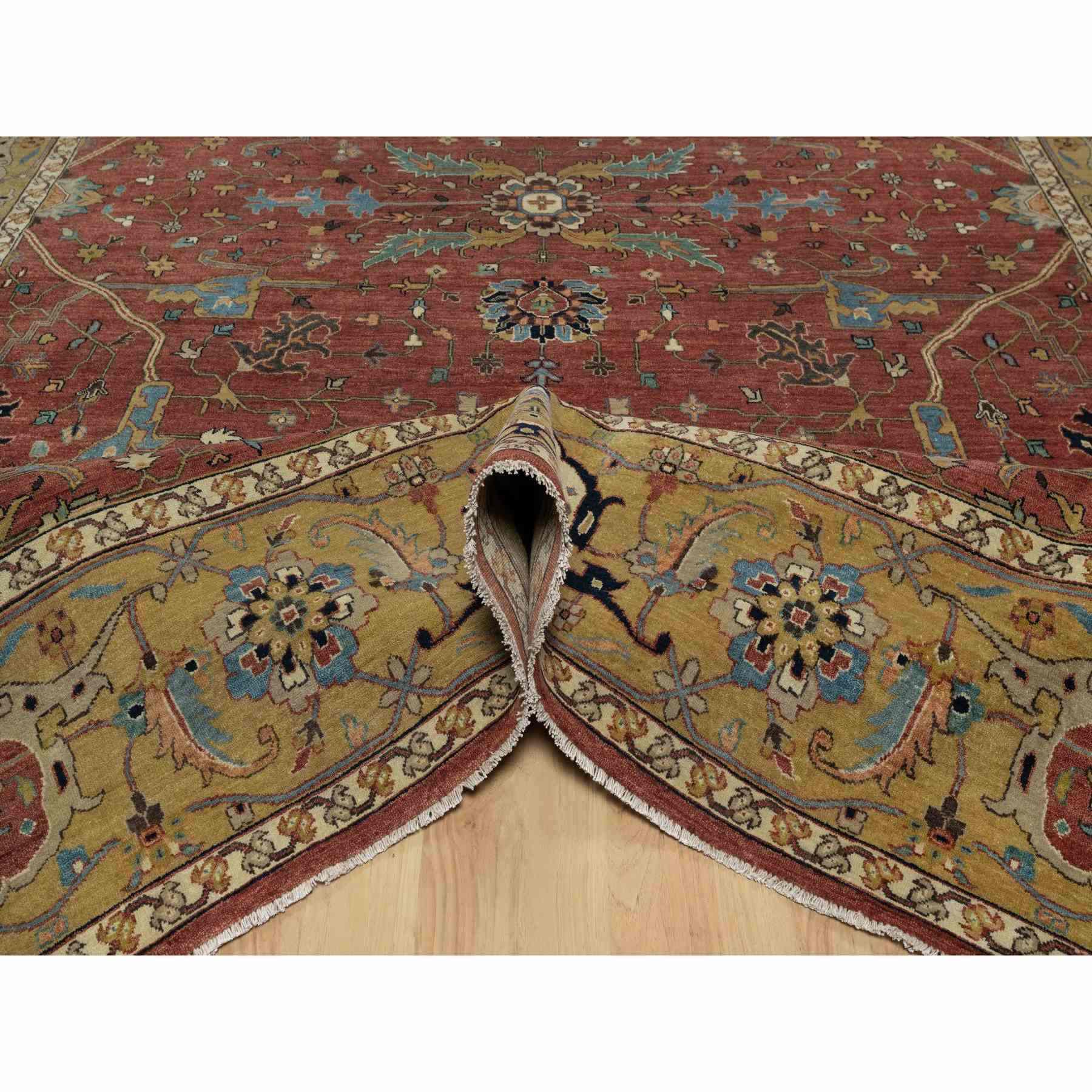 Heriz-Hand-Knotted-Rug-455515