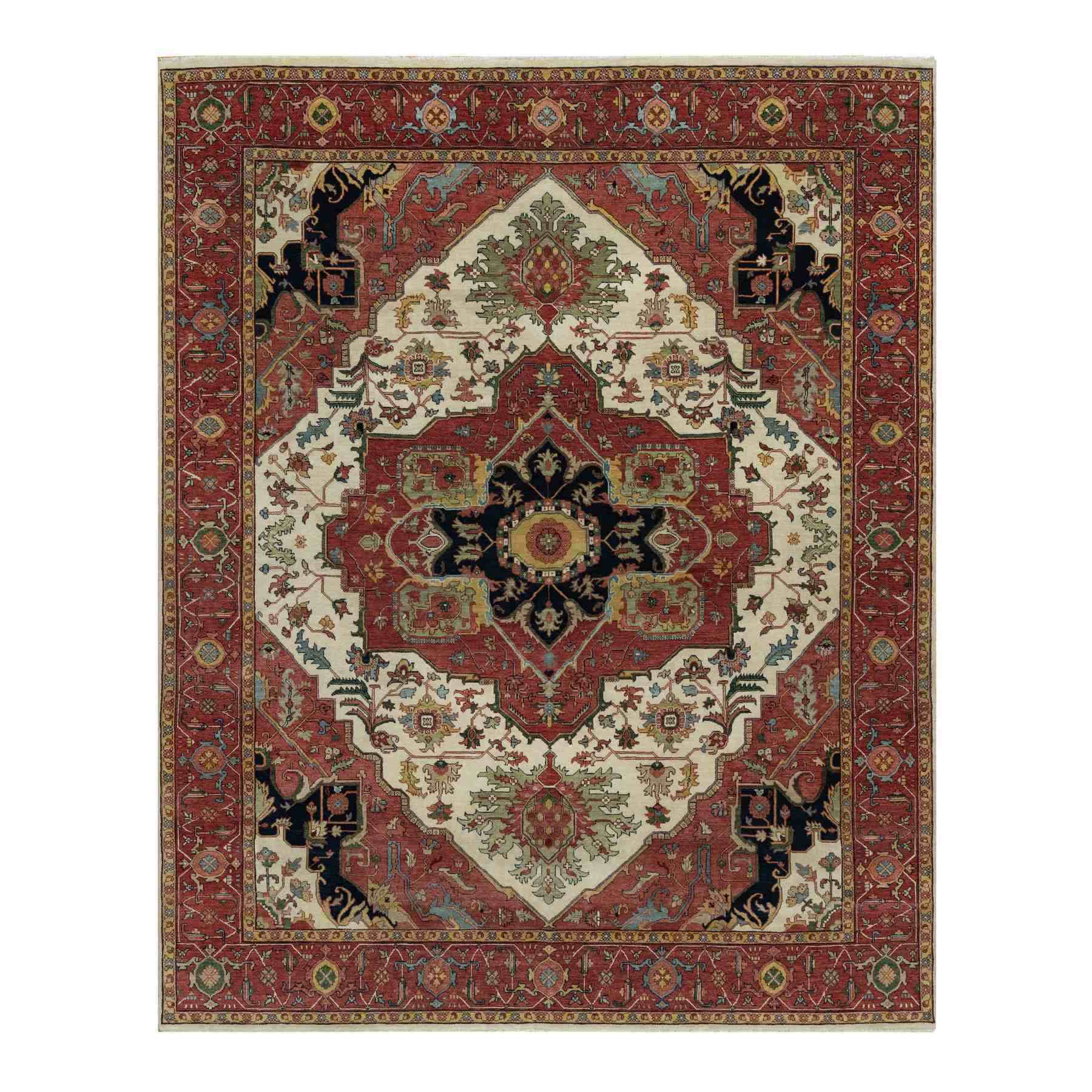 Heriz-Hand-Knotted-Rug-455520