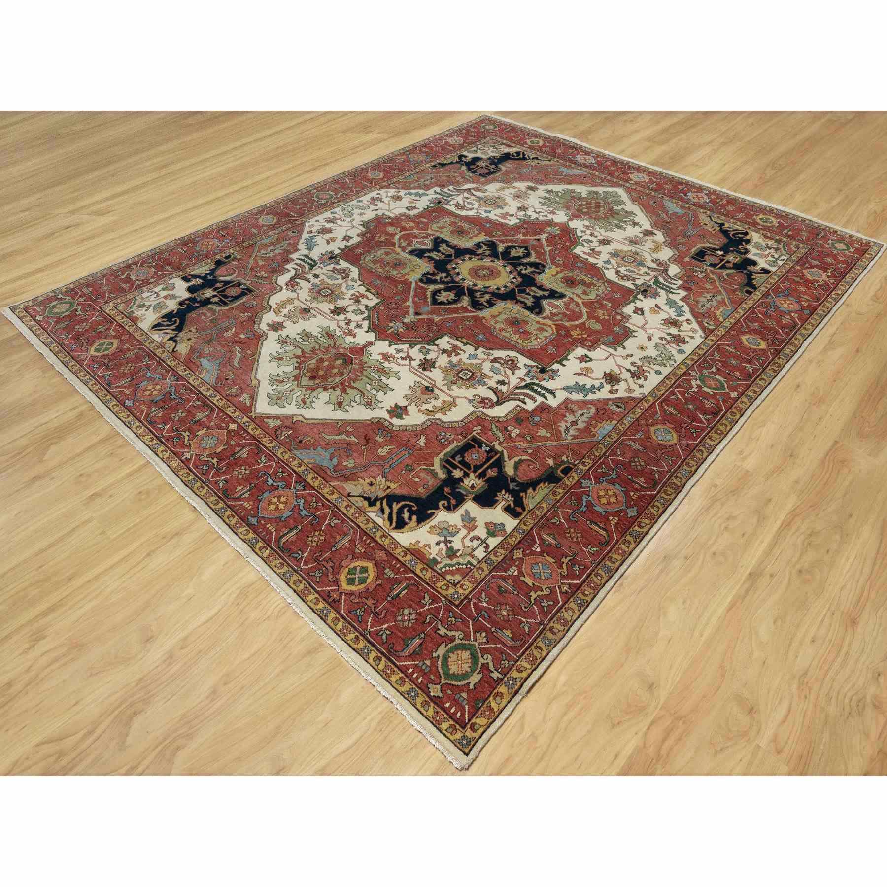 Heriz-Hand-Knotted-Rug-455520