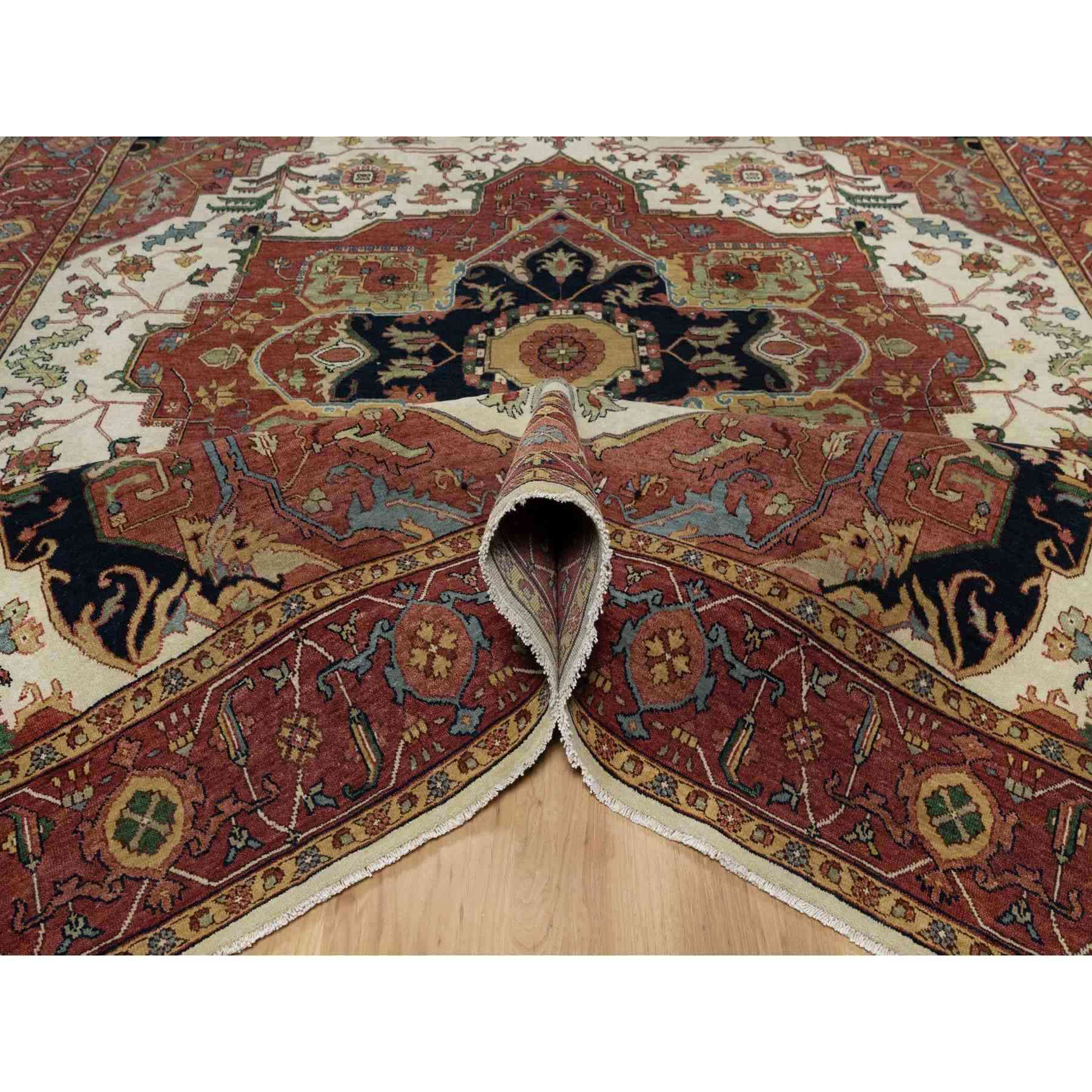 Heriz-Hand-Knotted-Rug-455520