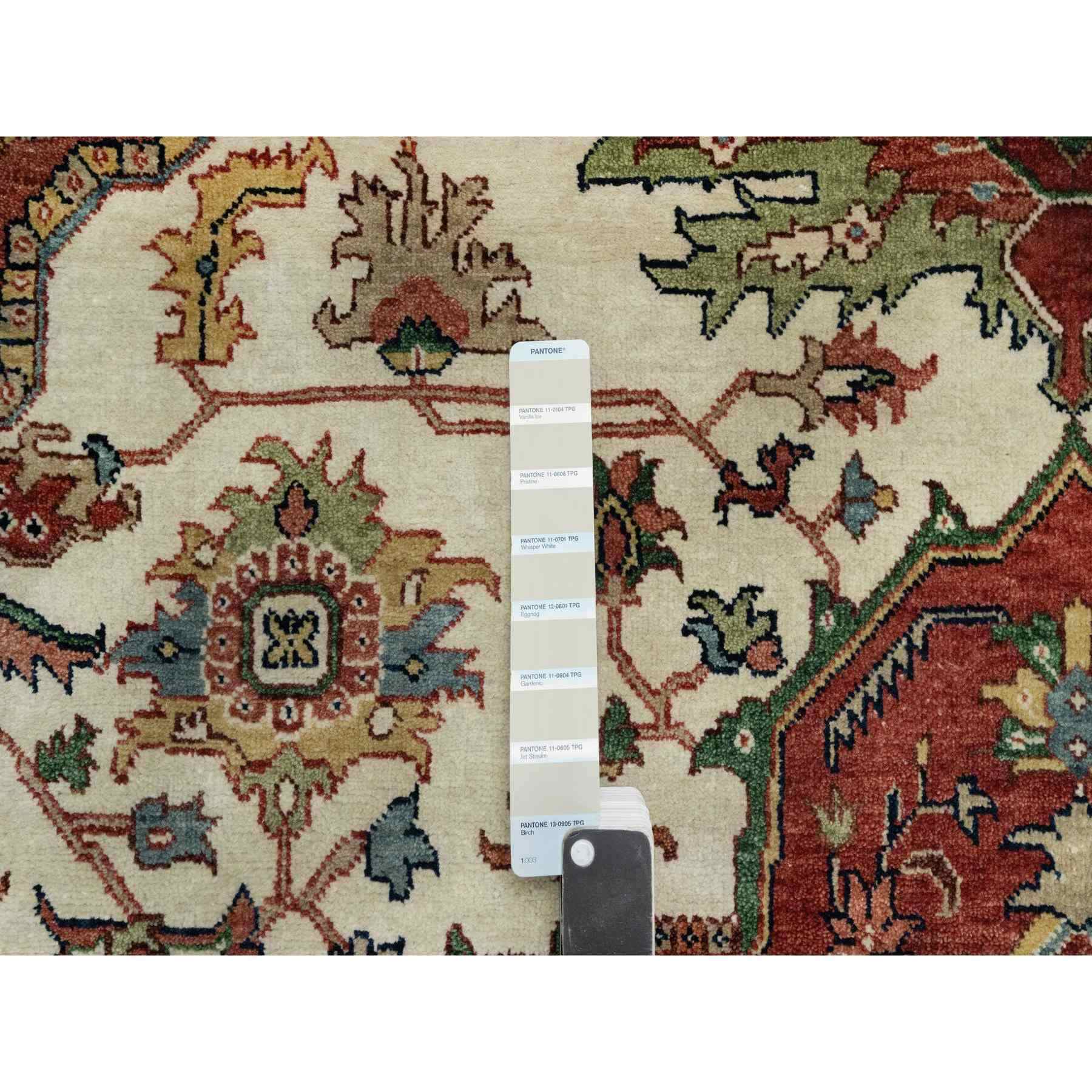 Heriz-Hand-Knotted-Rug-455520