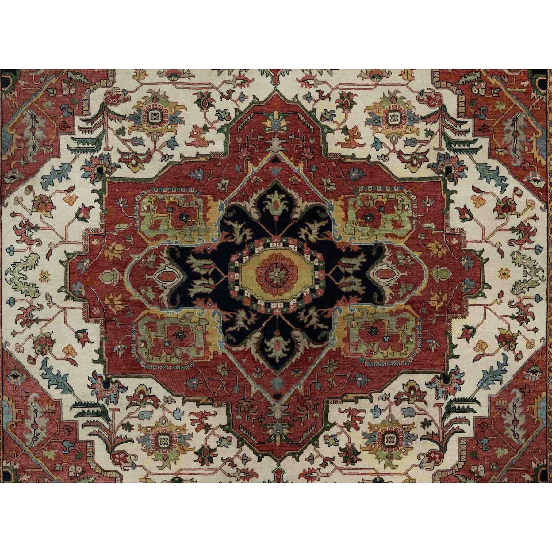 Heriz-Hand-Knotted-Rug-455520