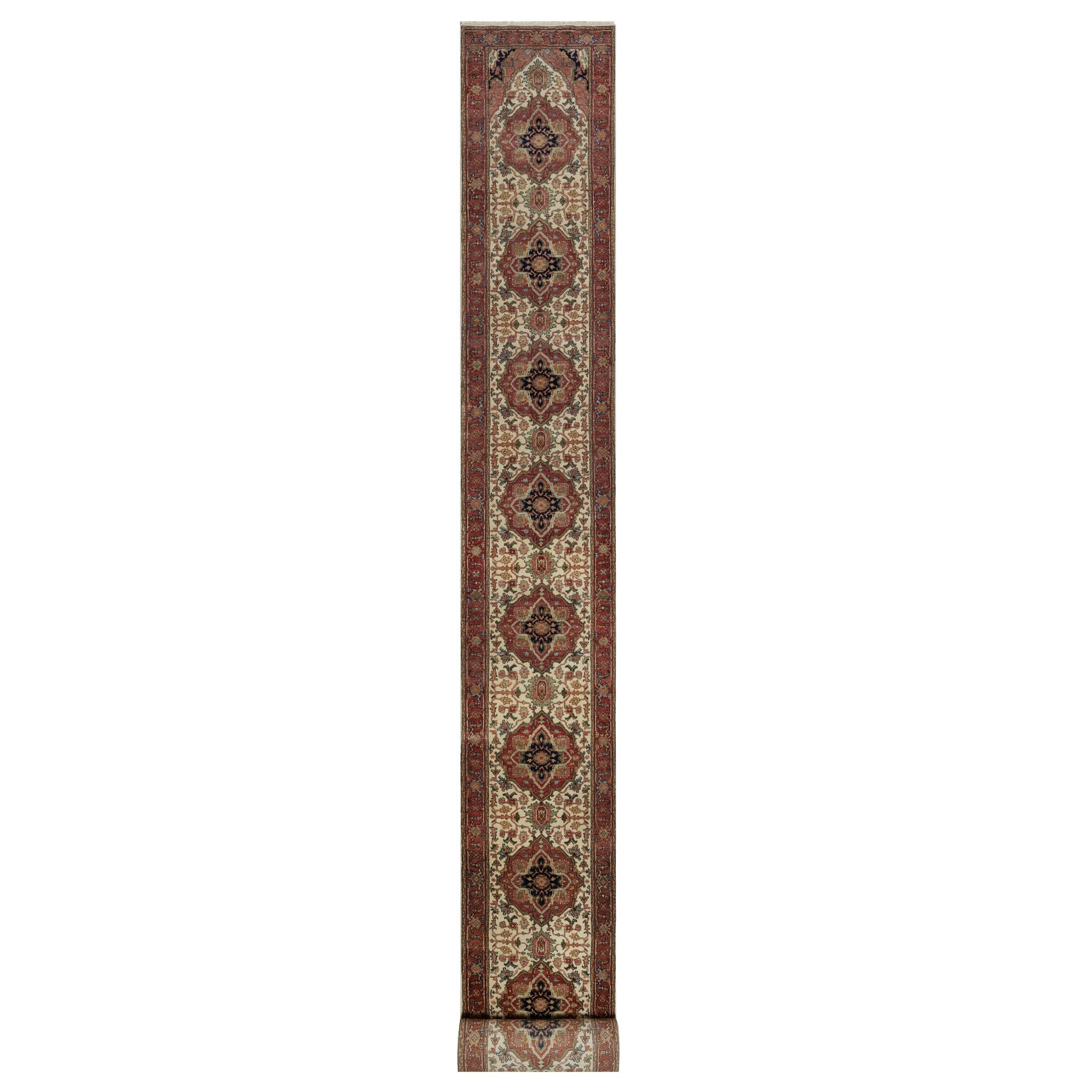 Heriz-Hand-Knotted-Rug-455530