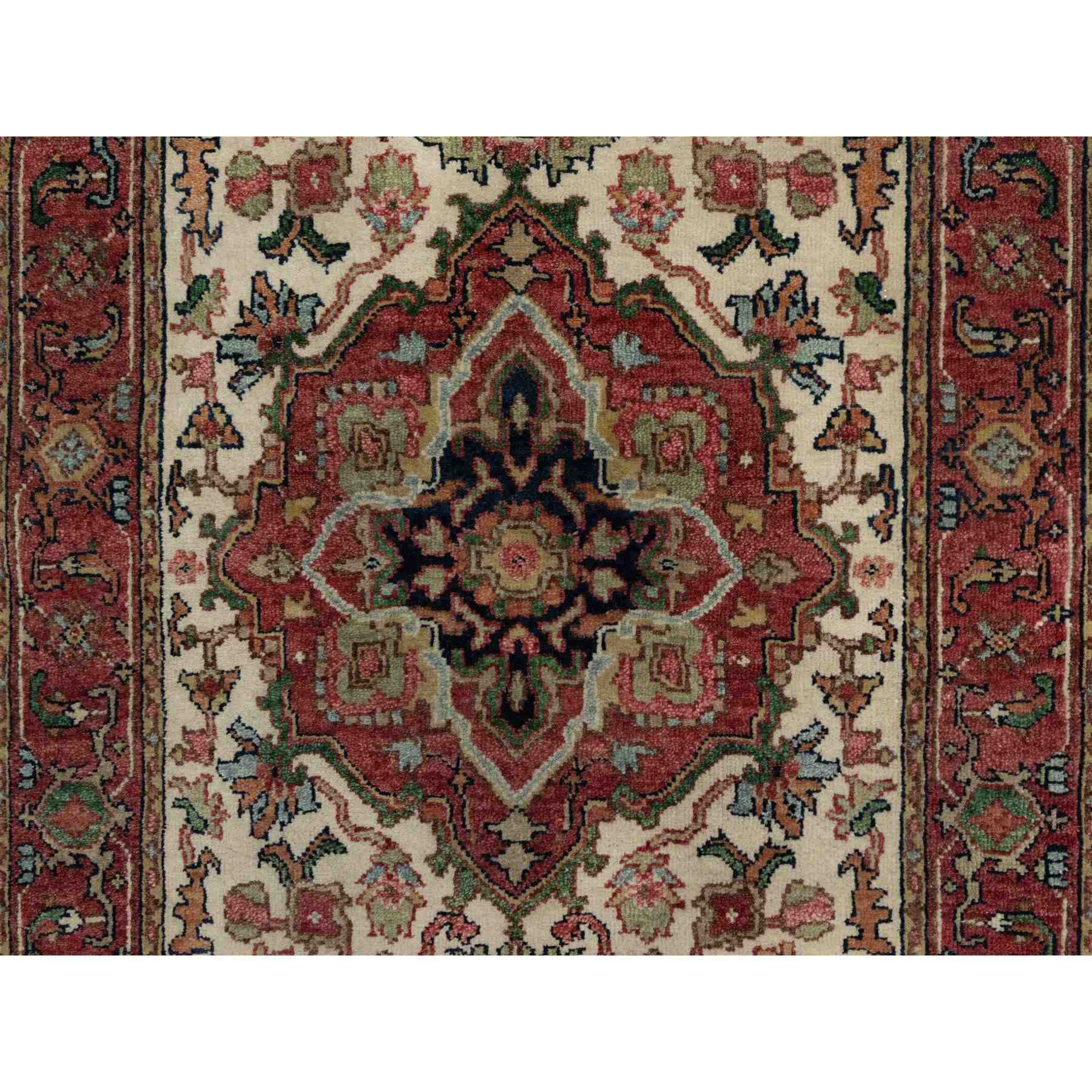 Heriz-Hand-Knotted-Rug-455530