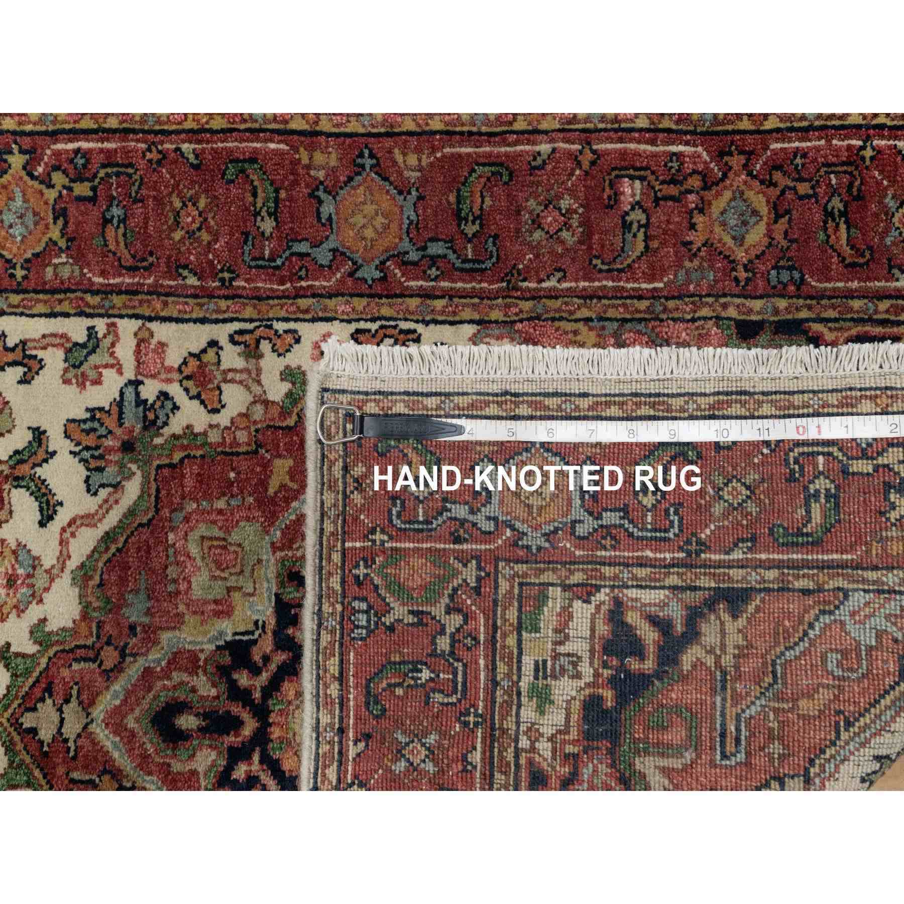 Heriz-Hand-Knotted-Rug-455530