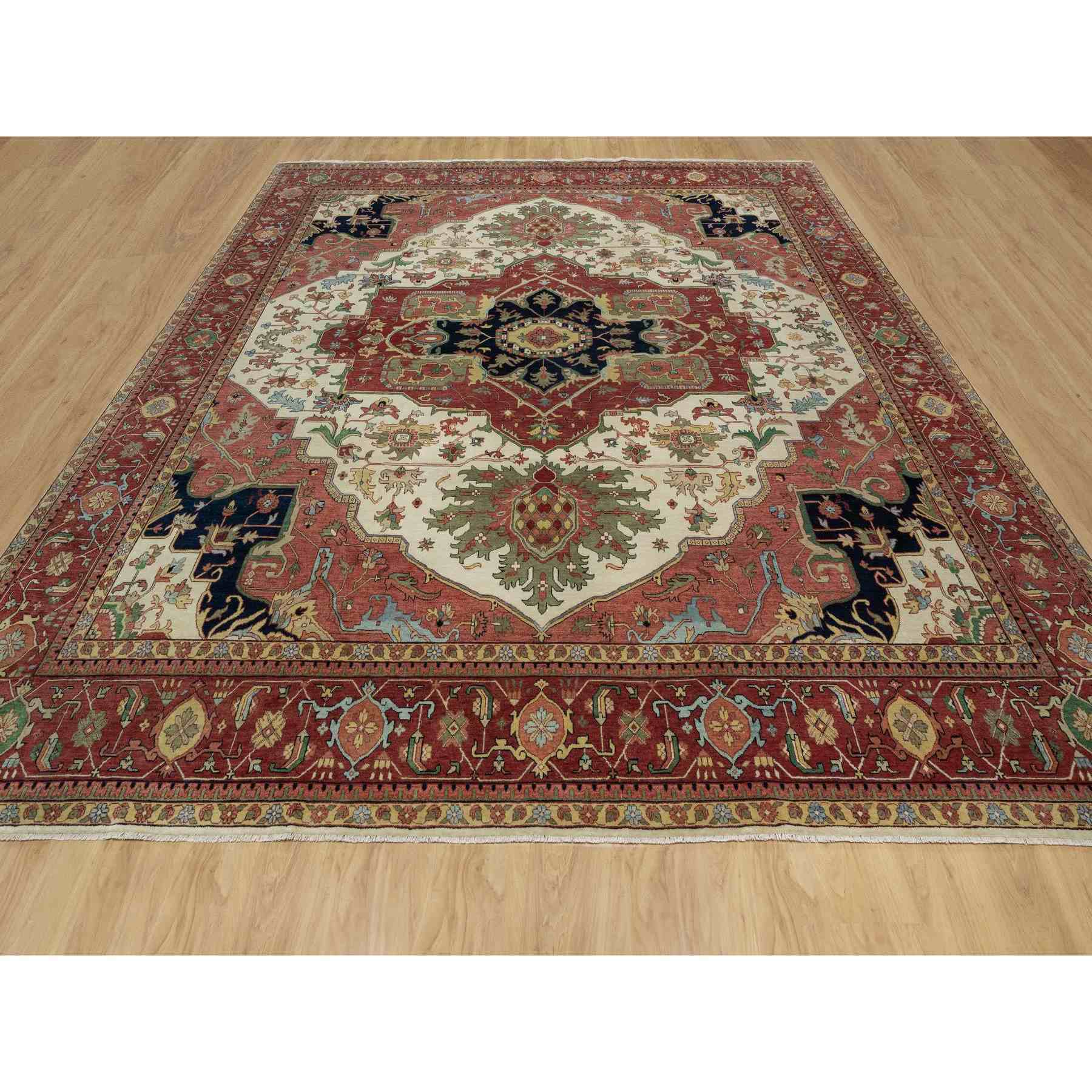 Heriz-Hand-Knotted-Rug-455535