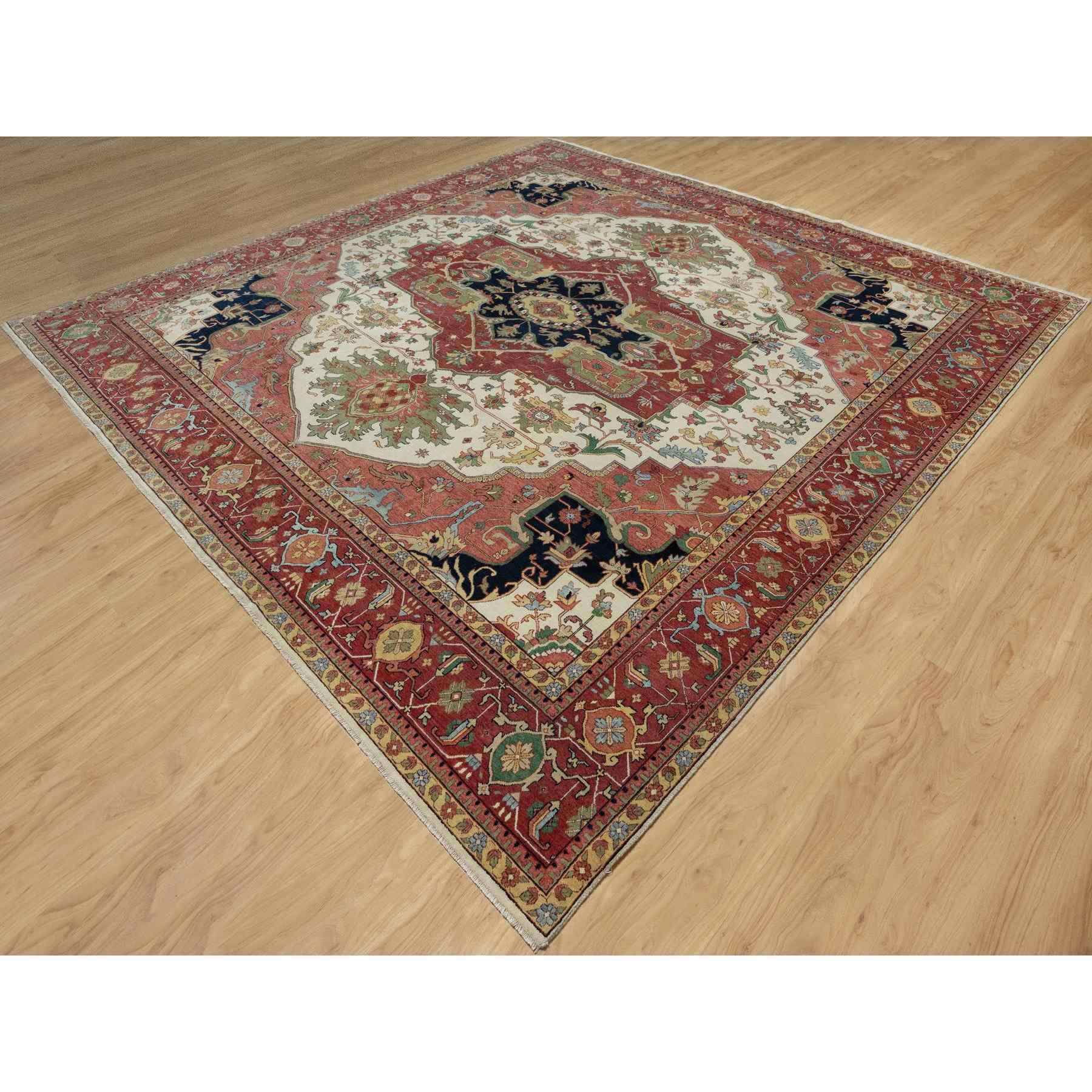 Heriz-Hand-Knotted-Rug-455535