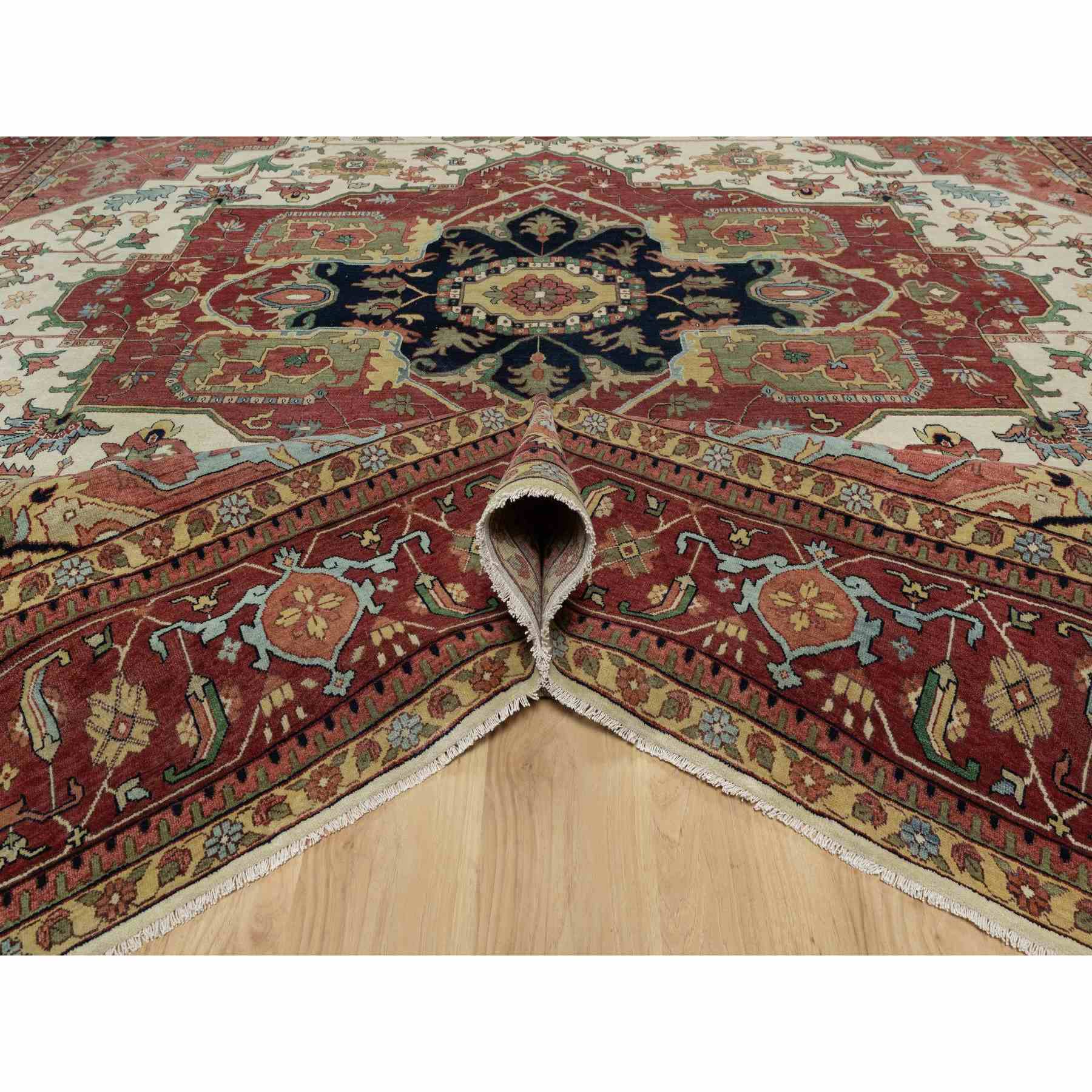 Heriz-Hand-Knotted-Rug-455535