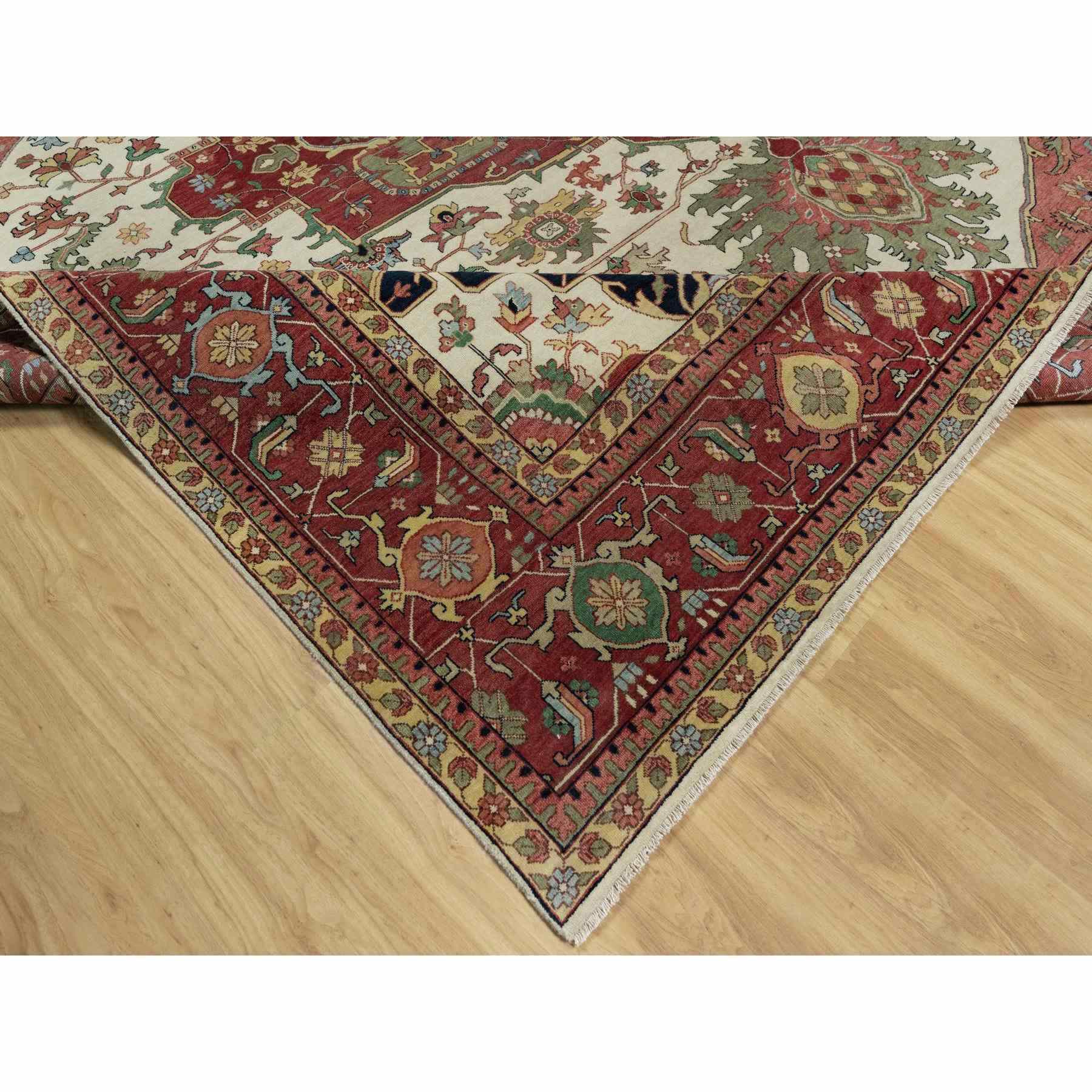 Heriz-Hand-Knotted-Rug-455535