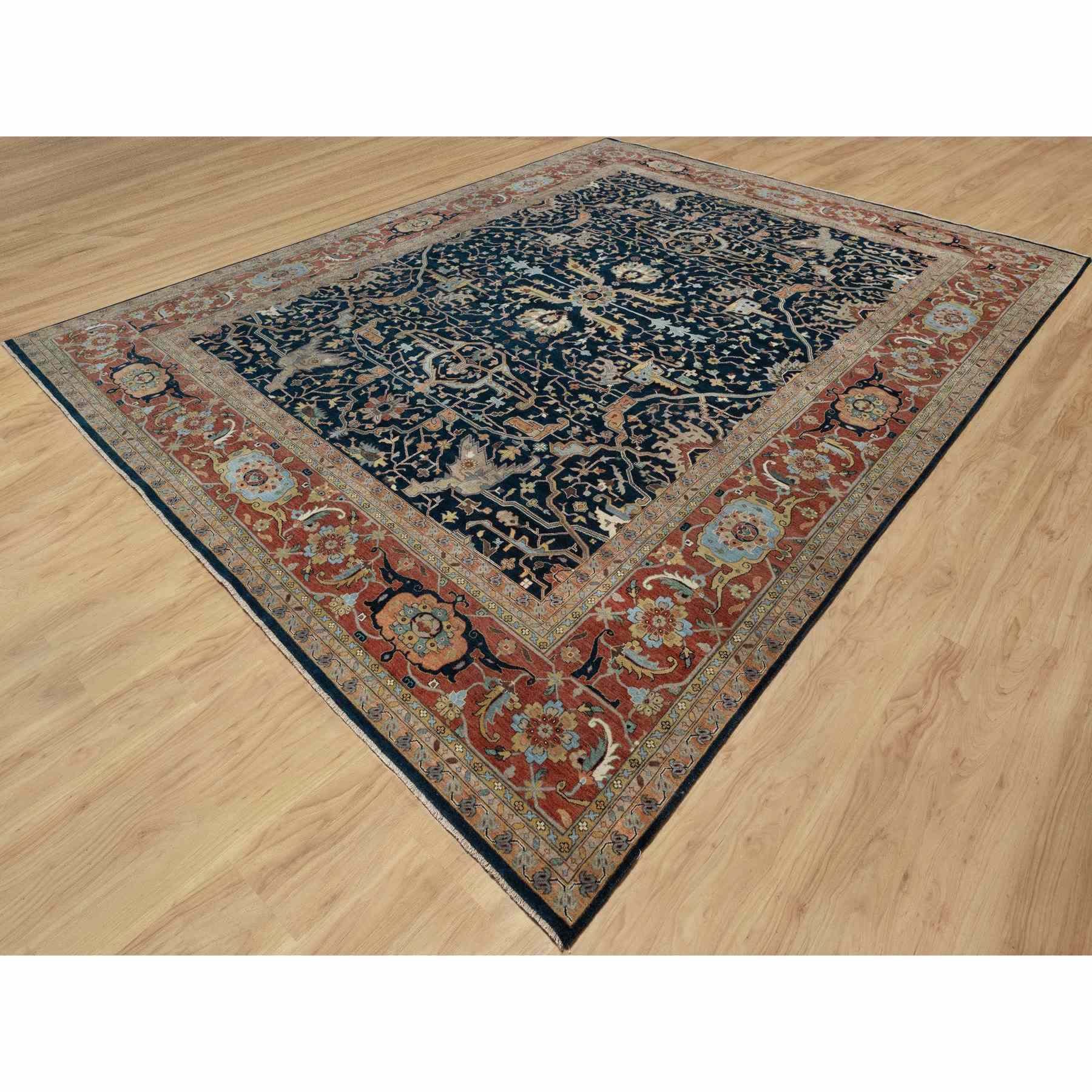 Heriz-Hand-Knotted-Rug-455540