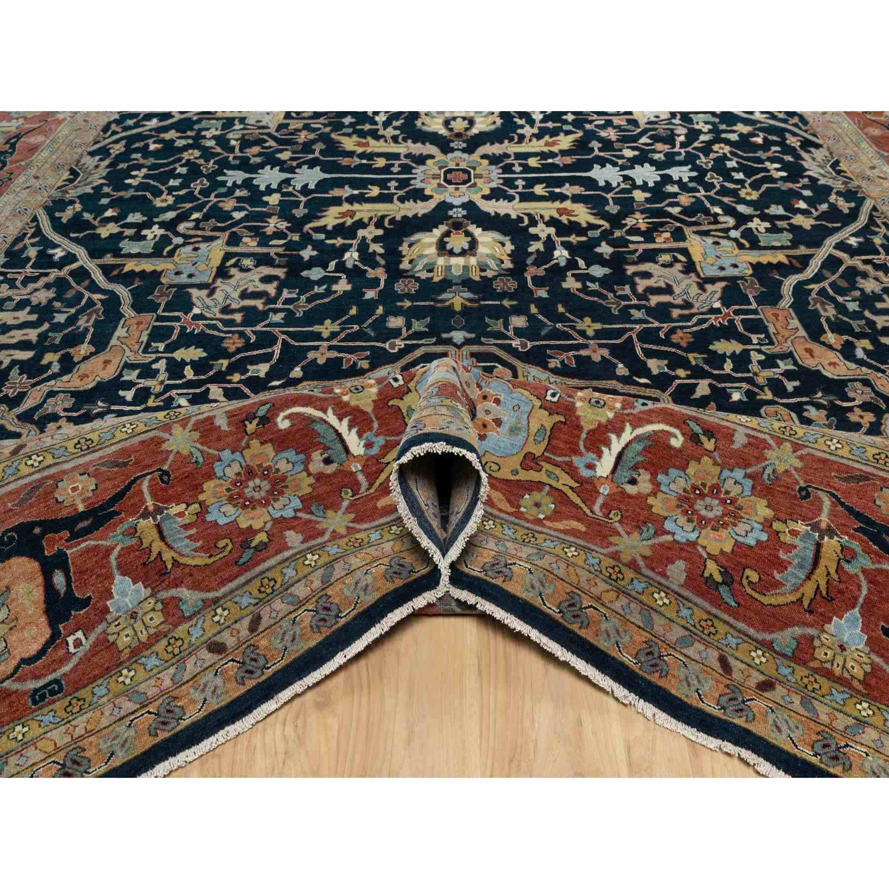 Heriz-Hand-Knotted-Rug-455540