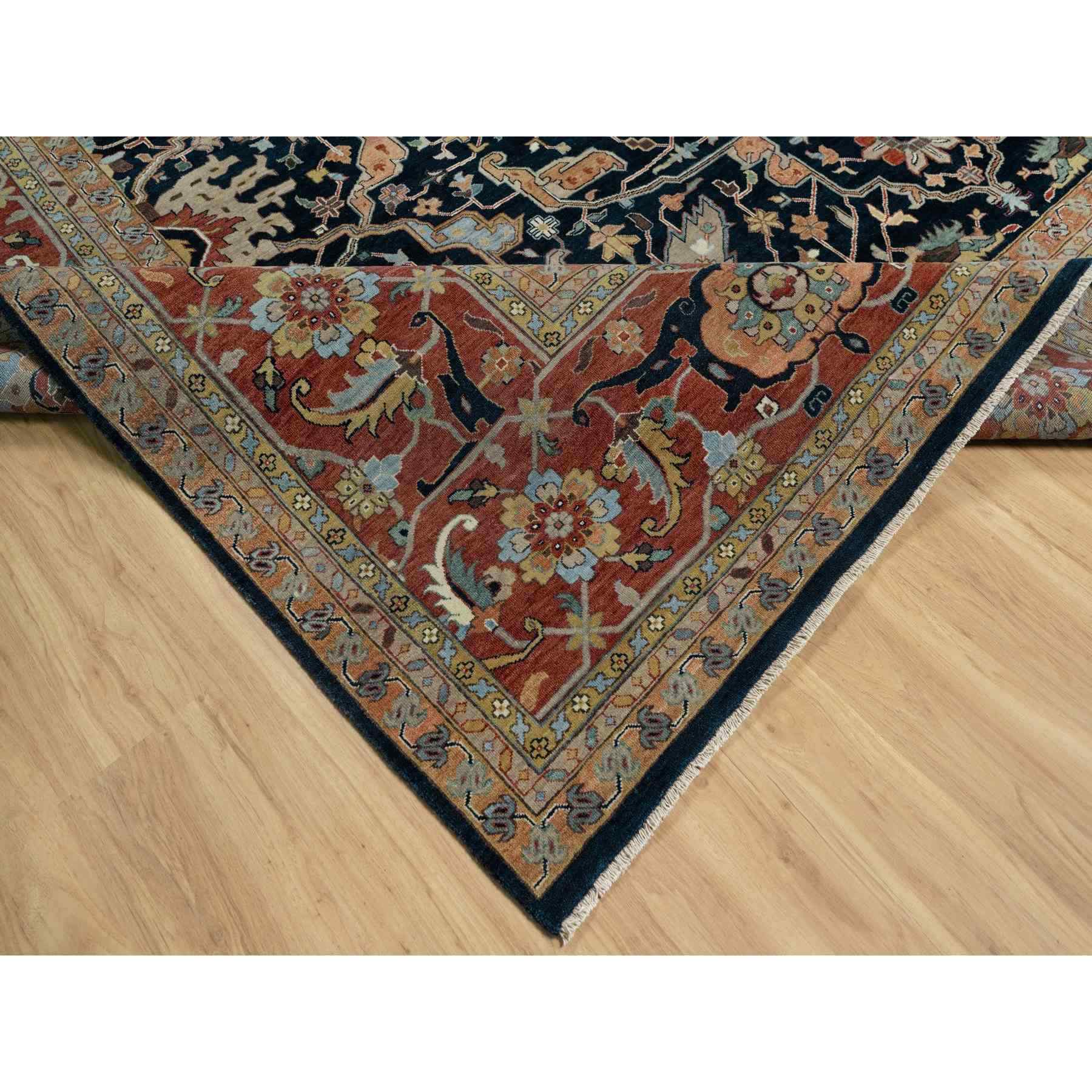 Heriz-Hand-Knotted-Rug-455540