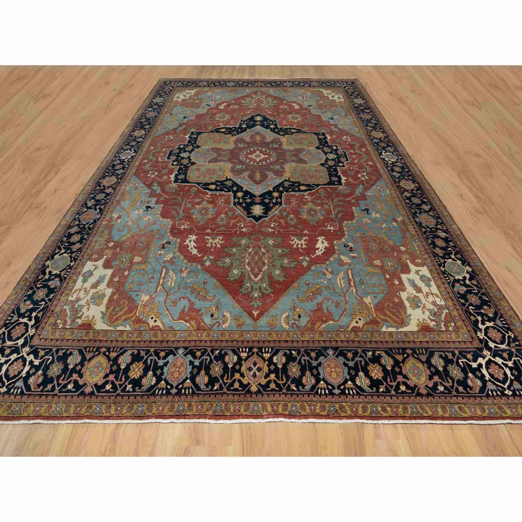 Heriz-Hand-Knotted-Rug-455545