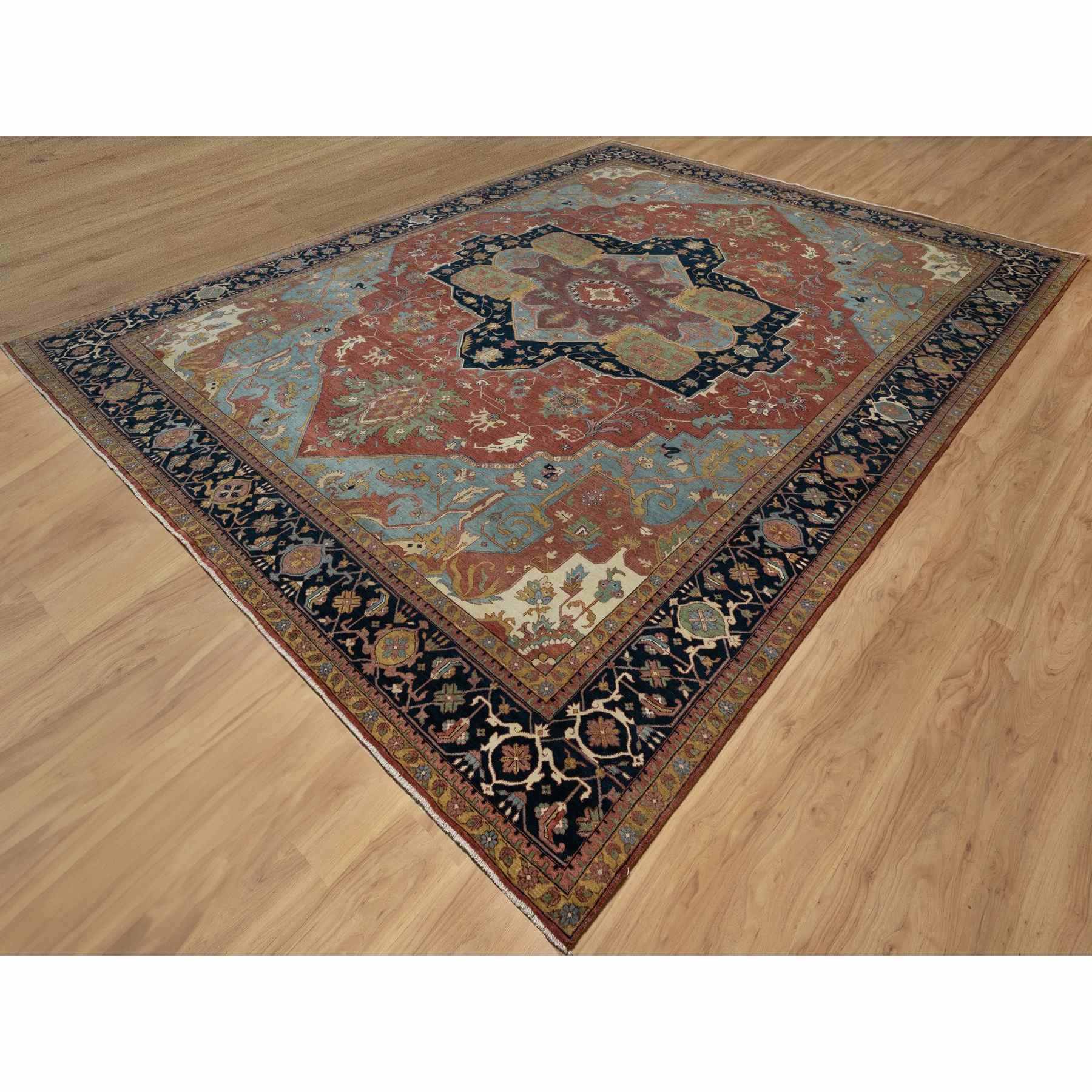 Heriz-Hand-Knotted-Rug-455545