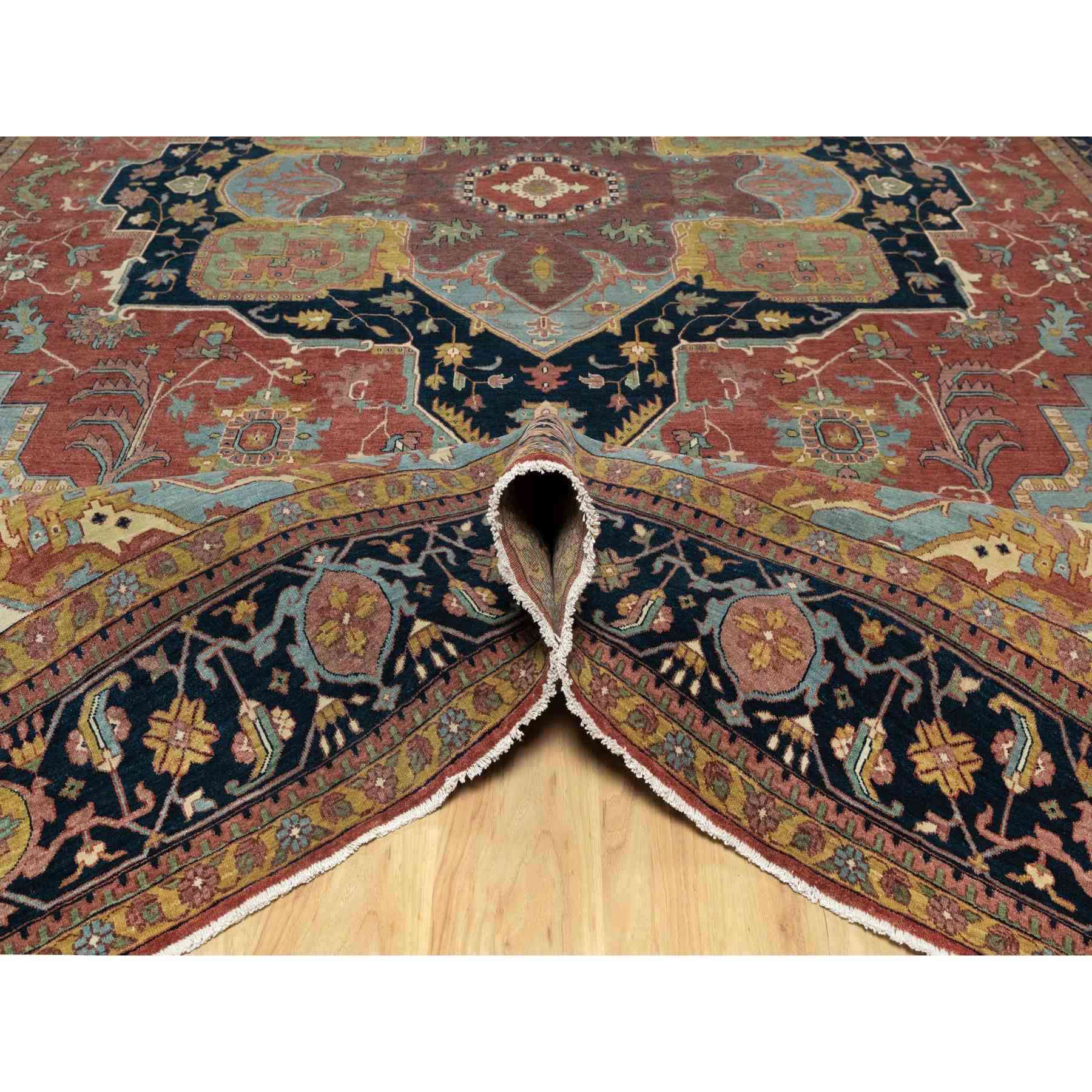 Heriz-Hand-Knotted-Rug-455545