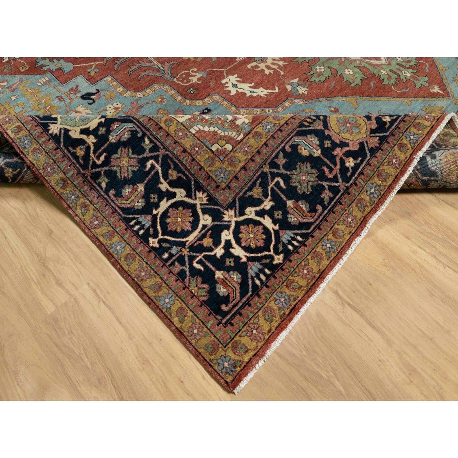 Heriz-Hand-Knotted-Rug-455545