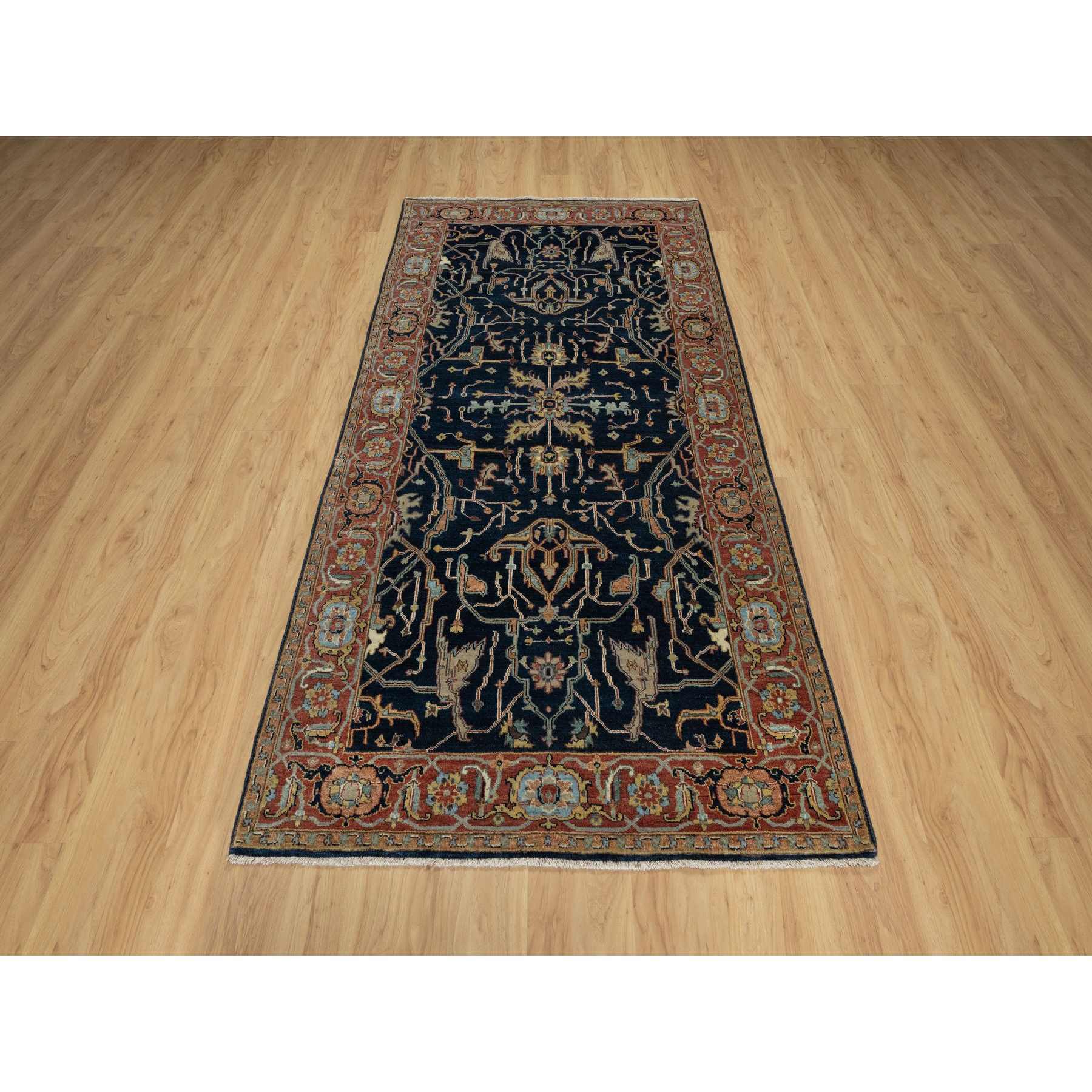 Heriz-Hand-Knotted-Rug-455550