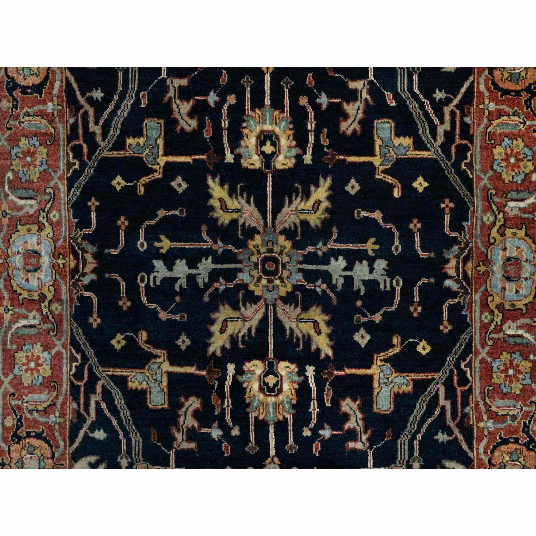 Heriz-Hand-Knotted-Rug-455550