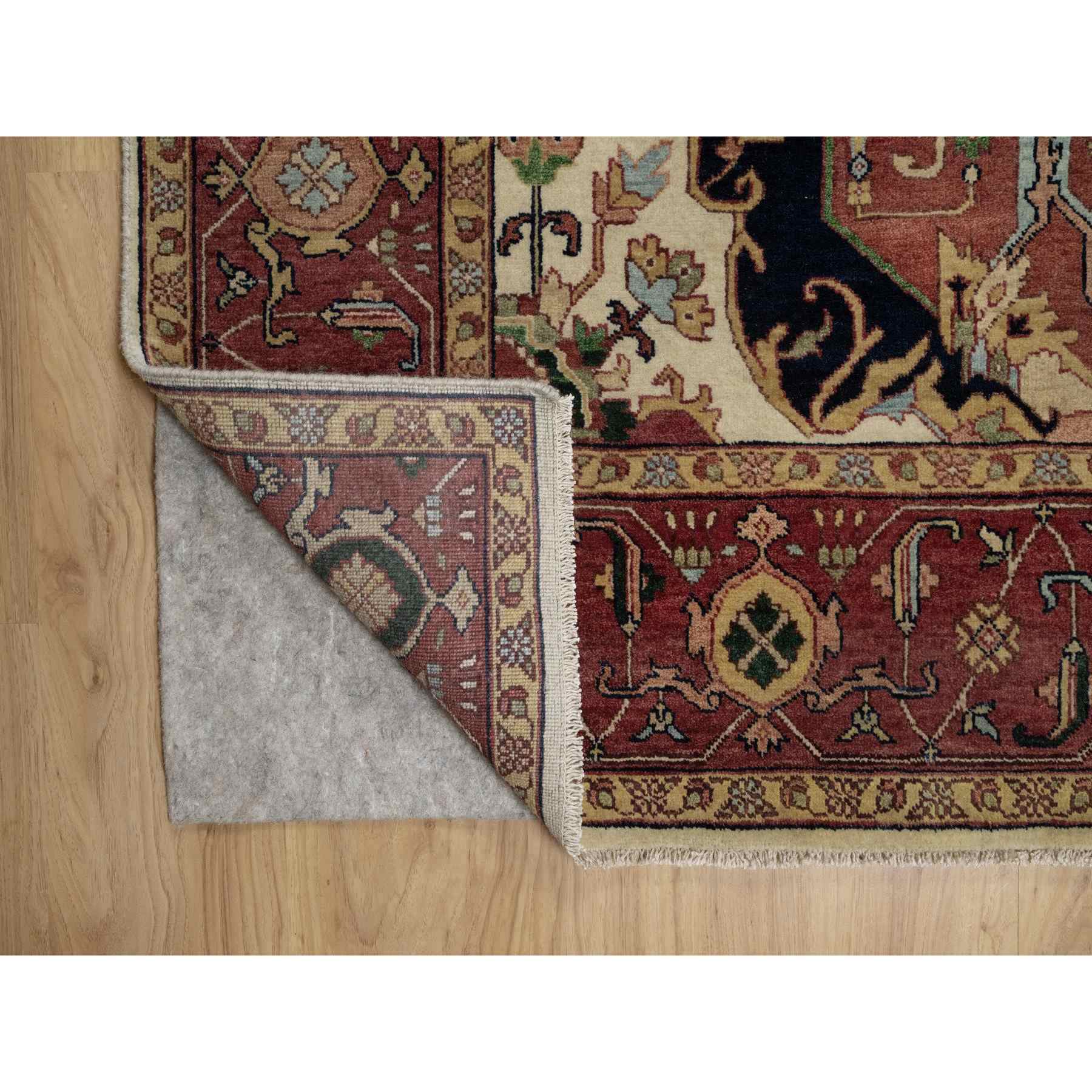 Heriz-Hand-Knotted-Rug-455580