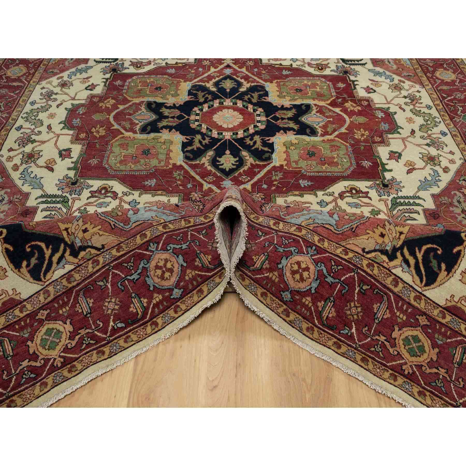 Heriz-Hand-Knotted-Rug-455580