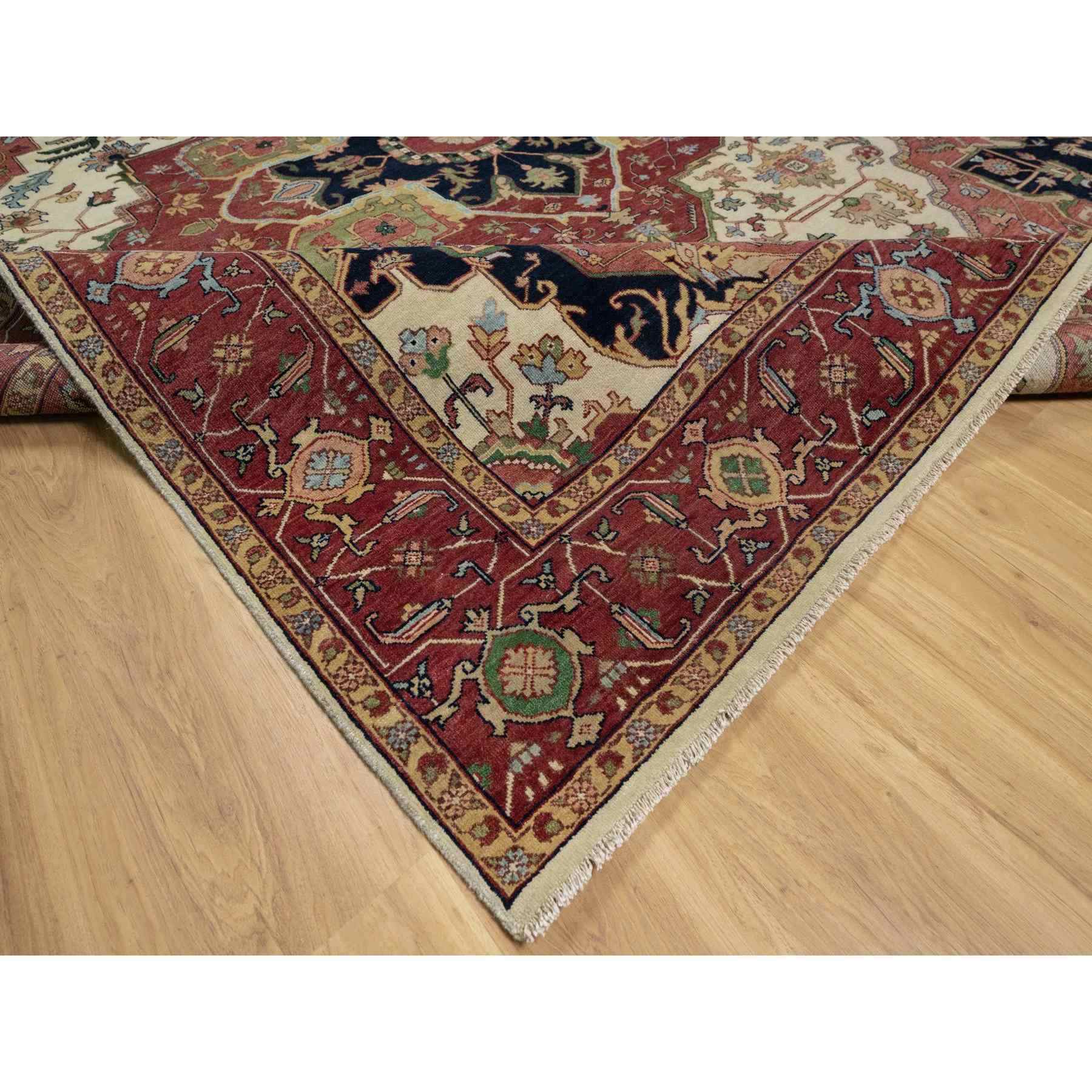 Heriz-Hand-Knotted-Rug-455580