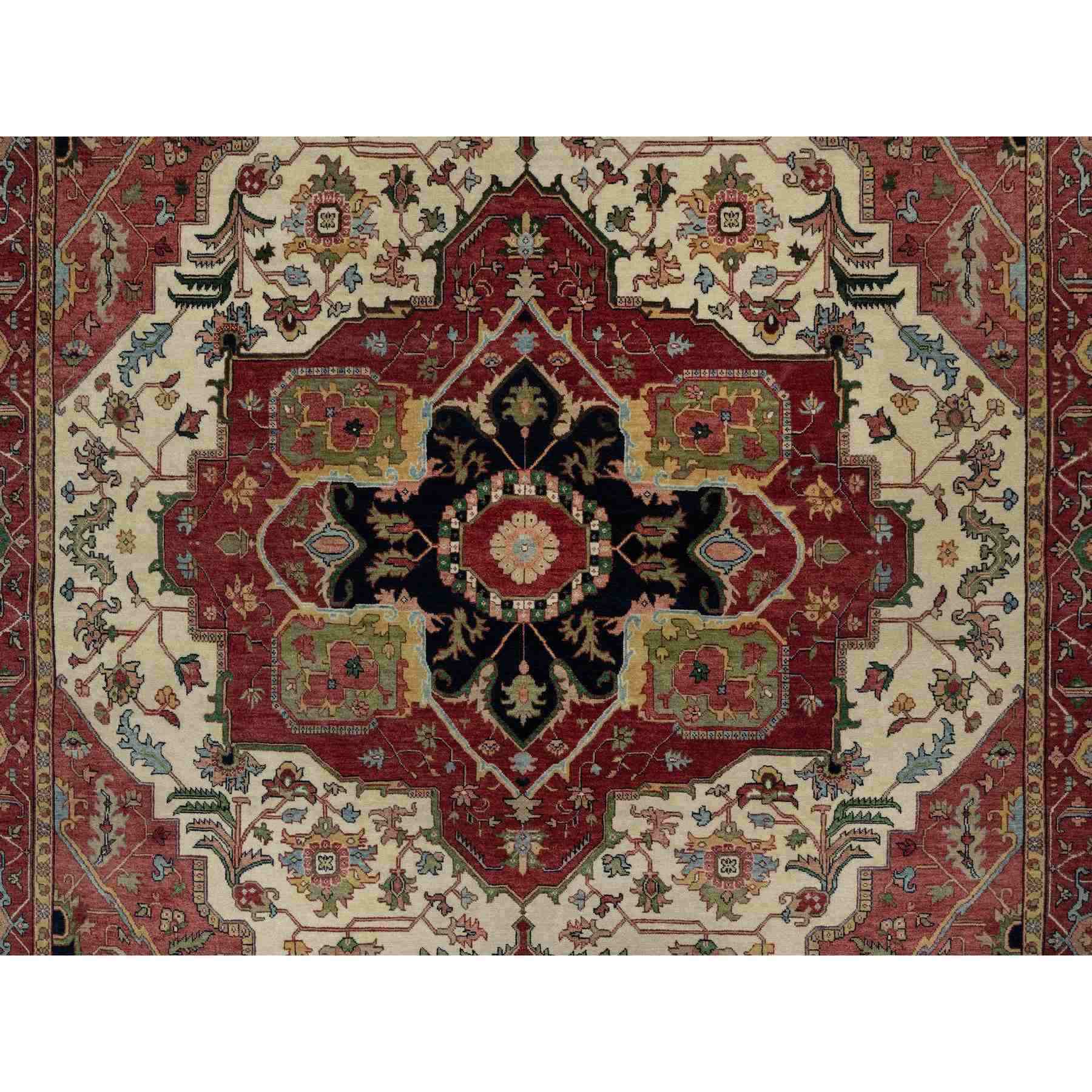 Heriz-Hand-Knotted-Rug-455580