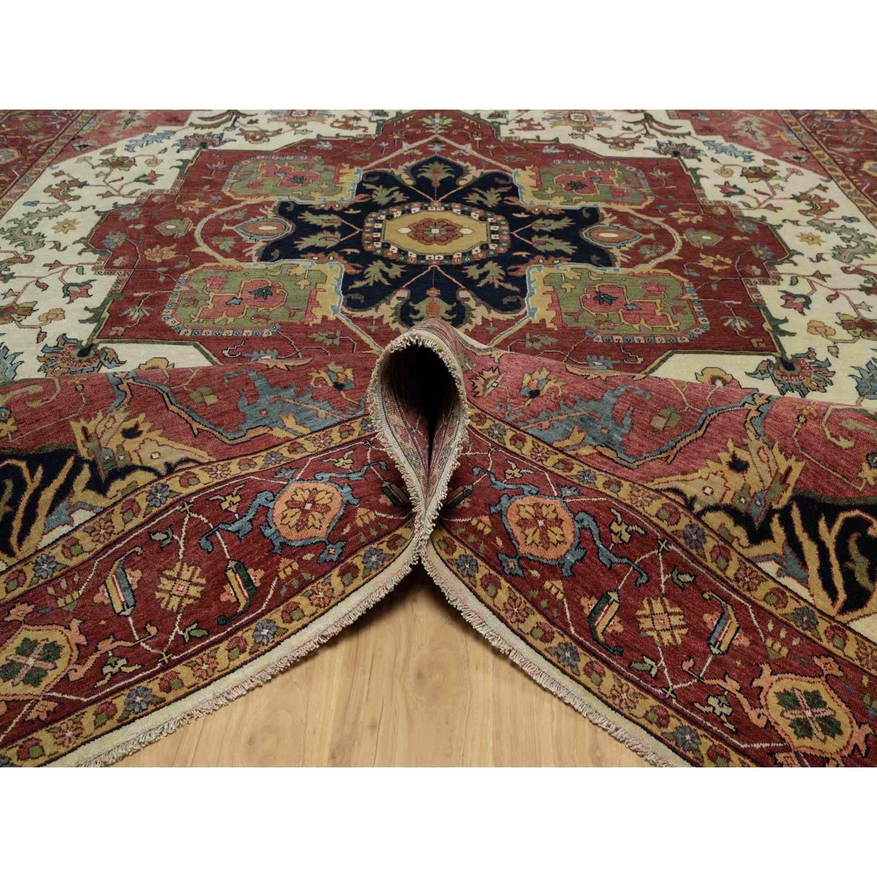 Heriz-Hand-Knotted-Rug-455585