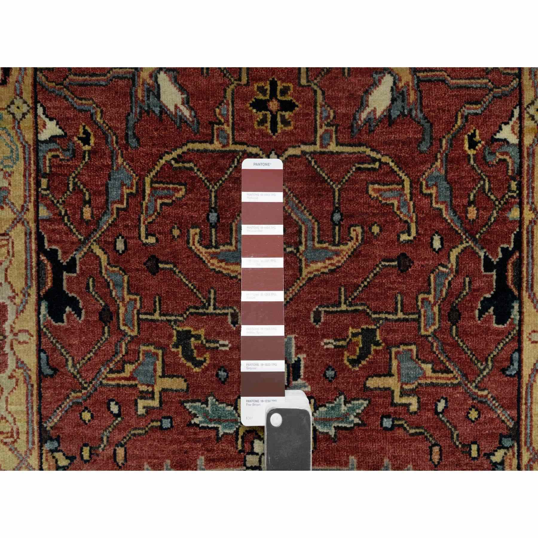 Heriz-Hand-Knotted-Rug-455590