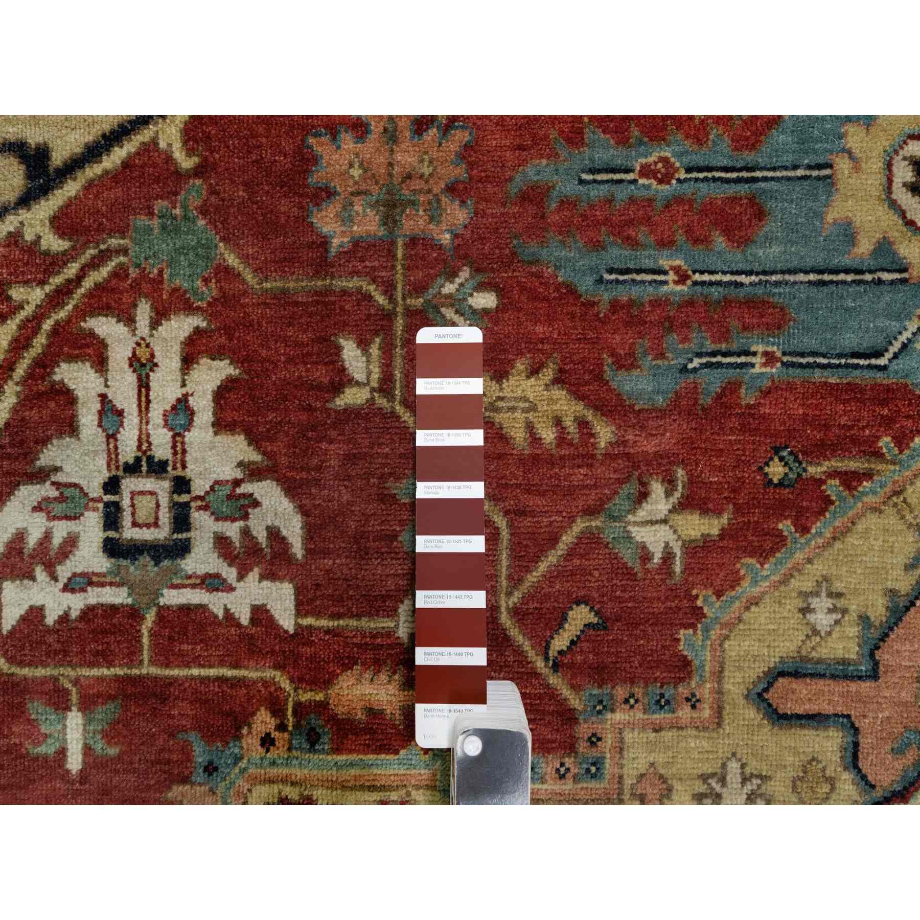 Heriz-Hand-Knotted-Rug-456075