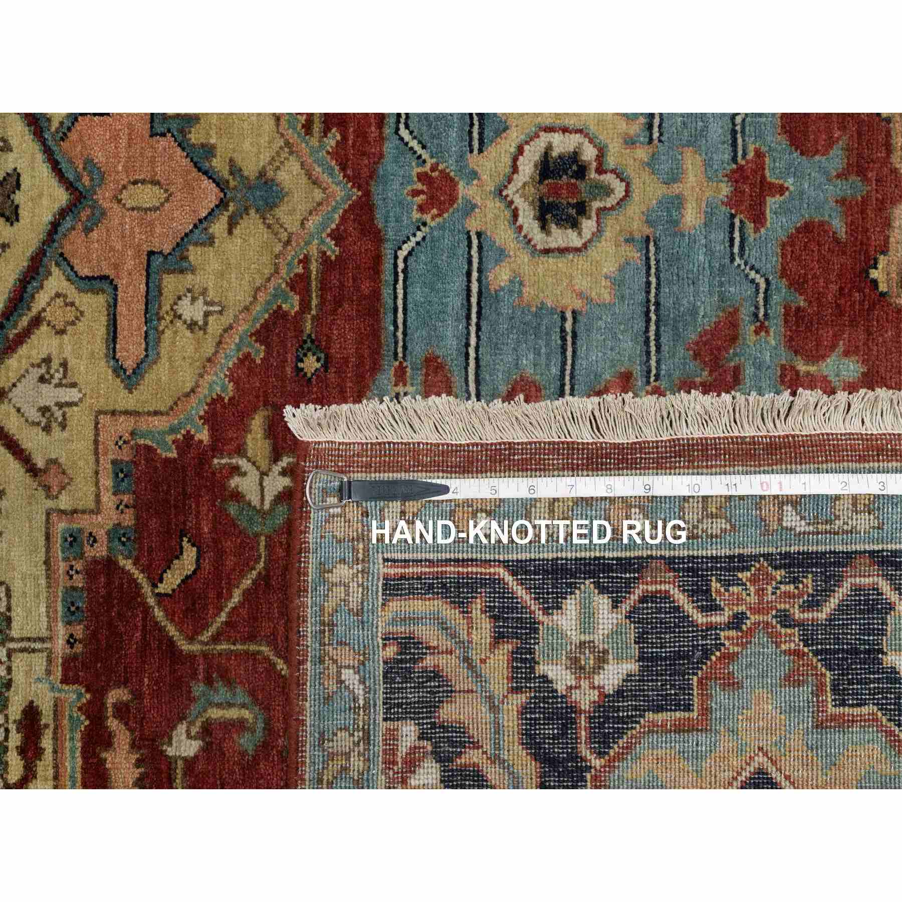 Heriz-Hand-Knotted-Rug-456075