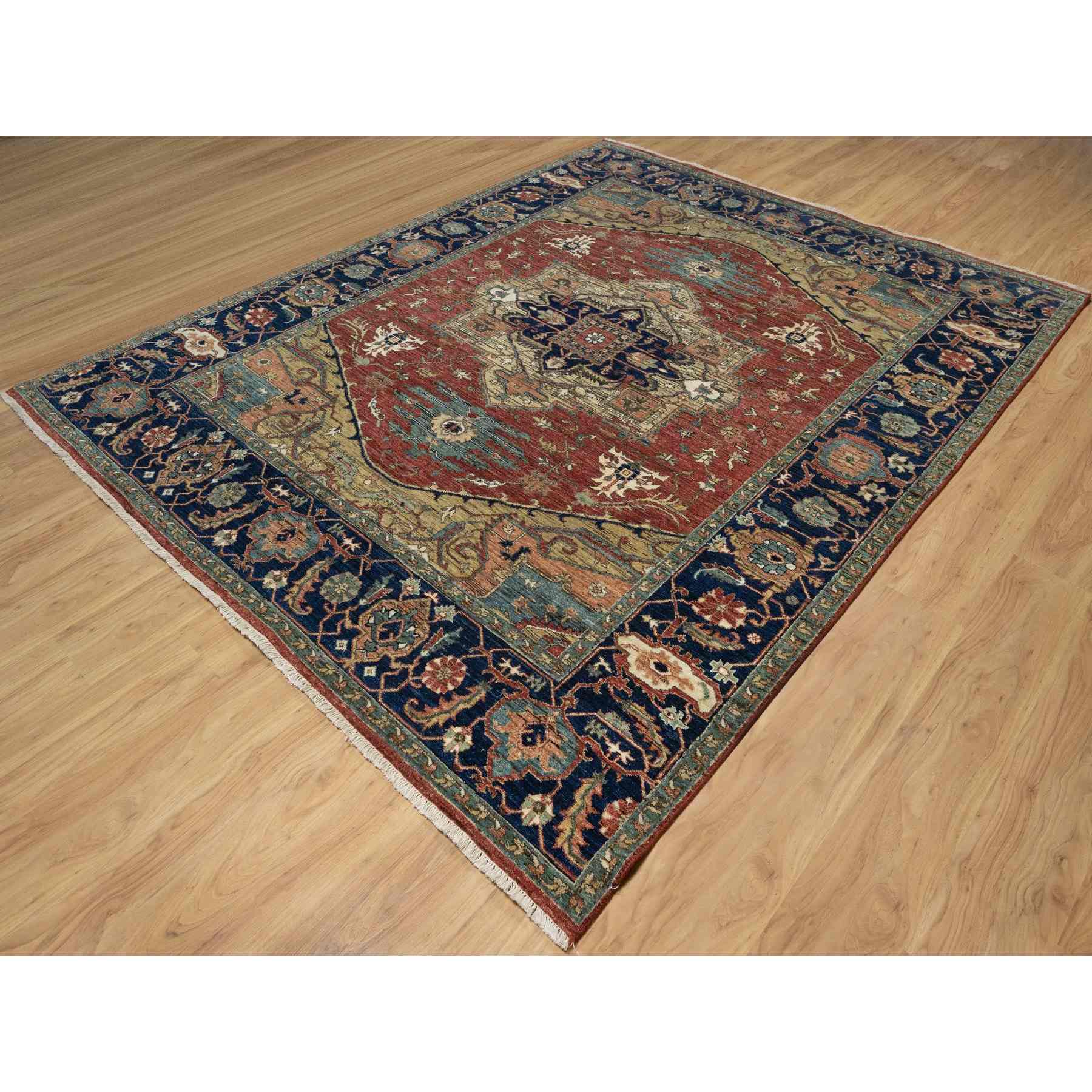 Heriz-Hand-Knotted-Rug-456085