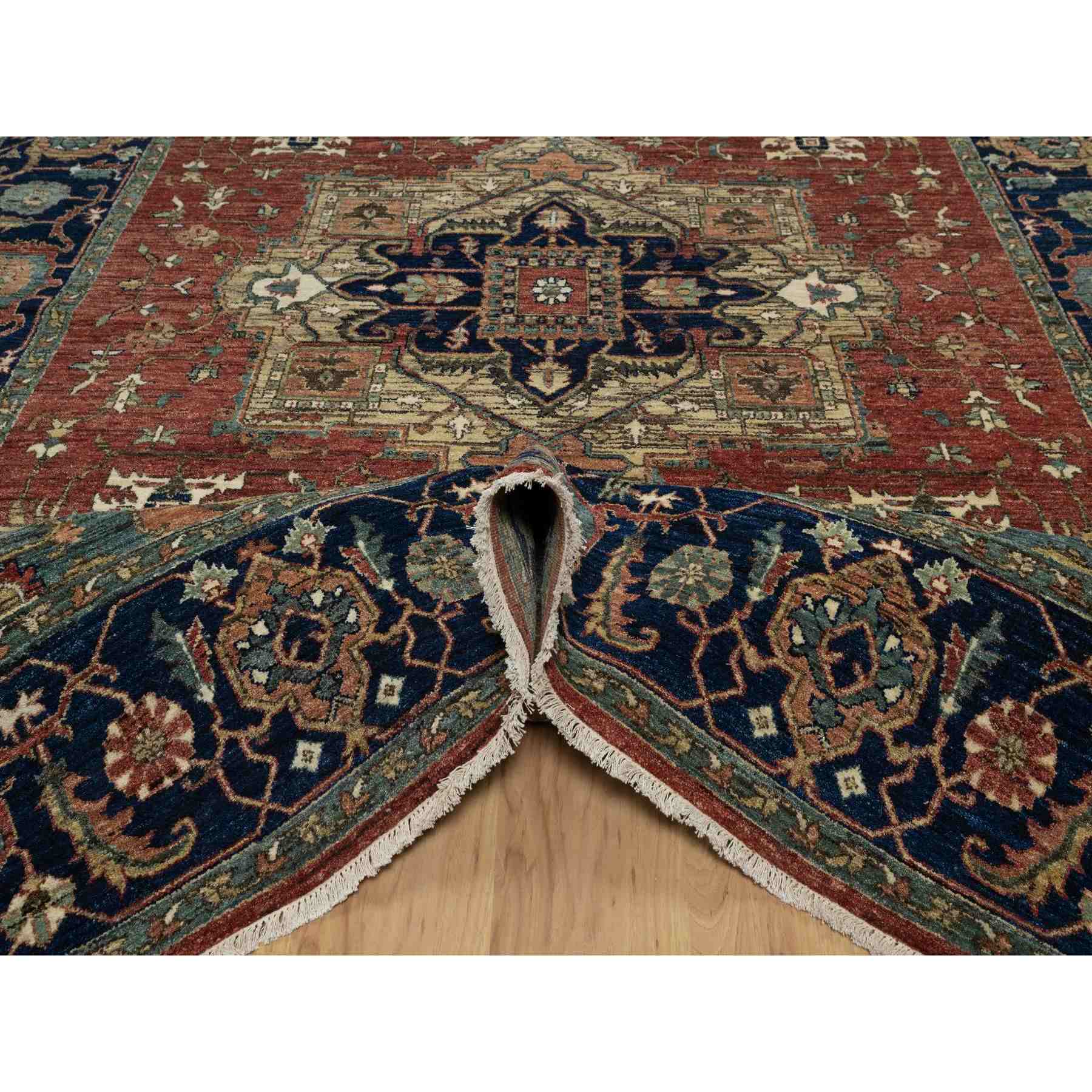 Heriz-Hand-Knotted-Rug-456085